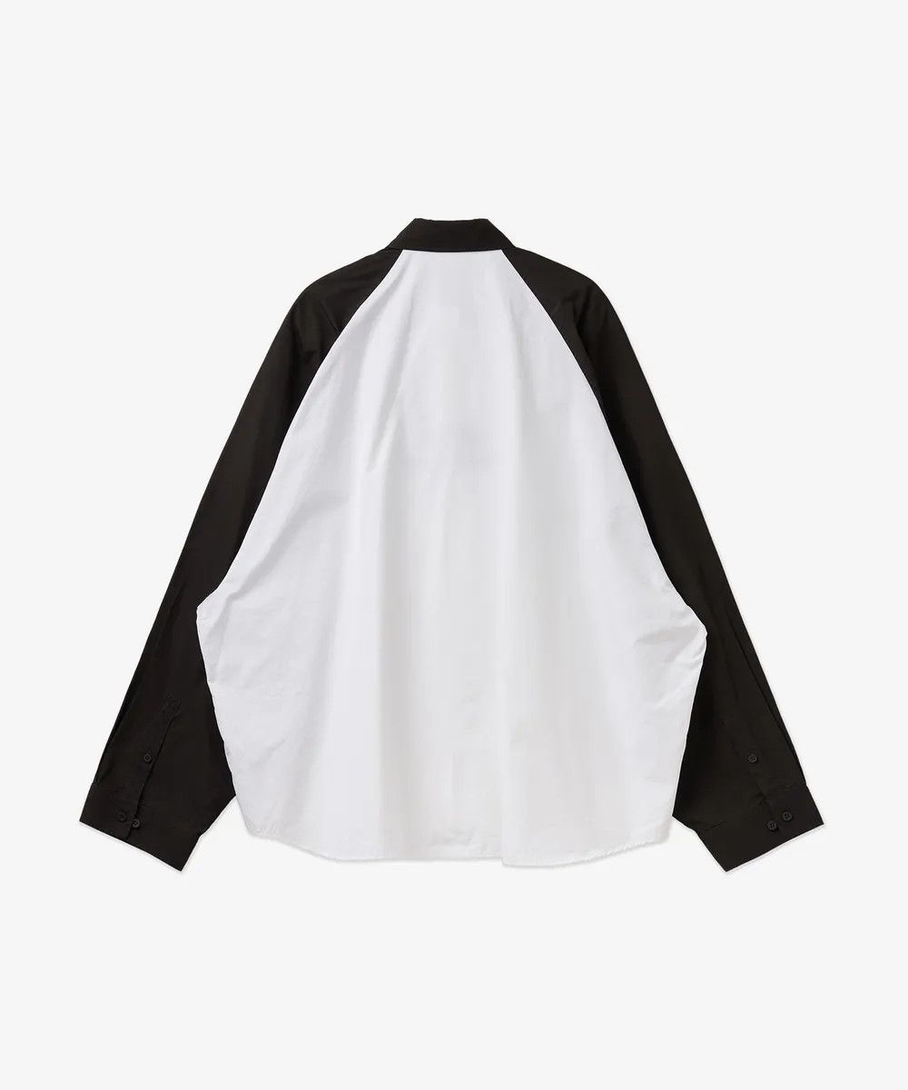 Balenciaga o1tr1nto1025 Raglan Shirt in Black/White Size US L / EU 52-54 / 3 - 2 Thumbnail