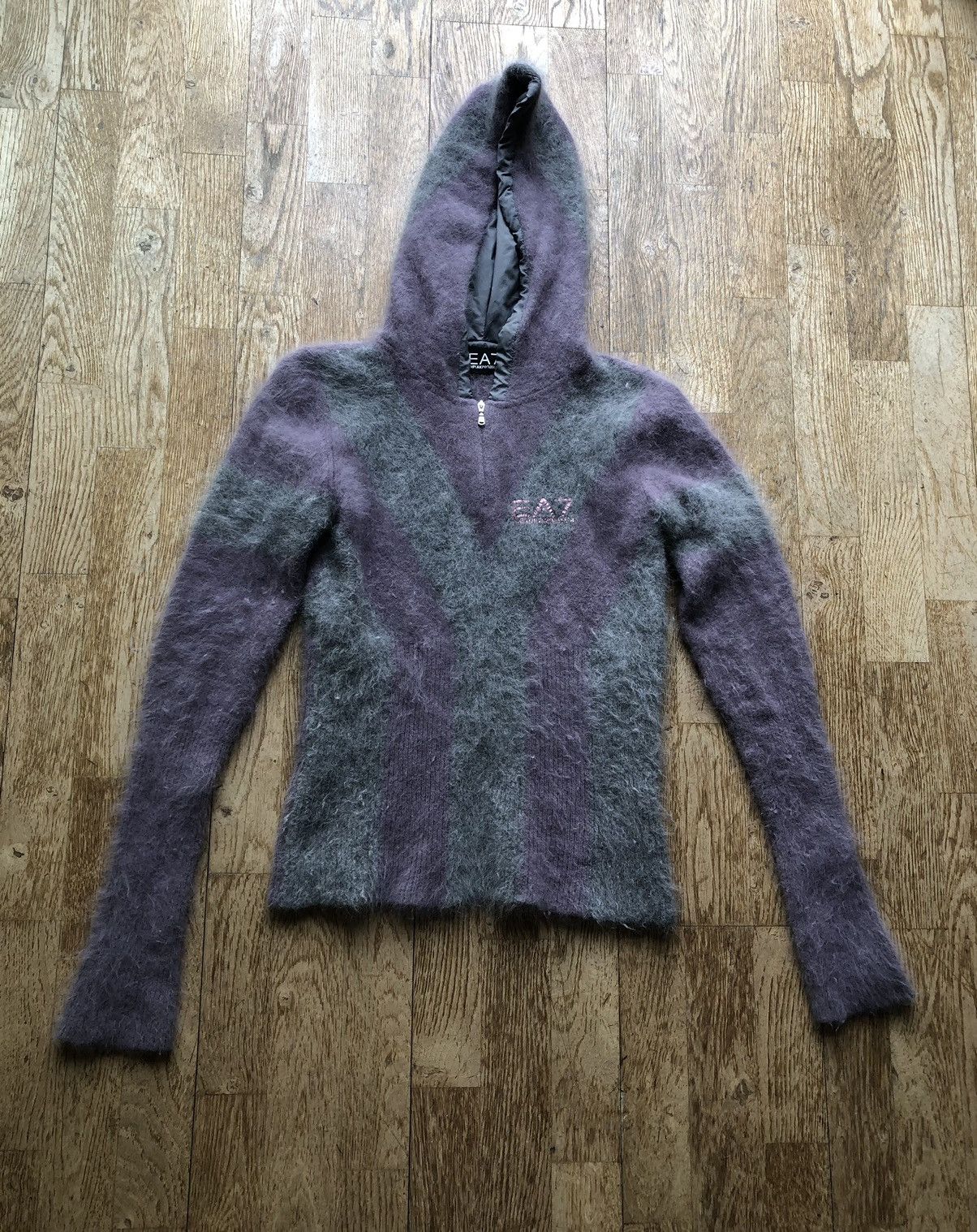 Emporio Armani RARE EA7 EMPORIO ARMANI DESIGNER HOODIE SWEATSHIRT Size US S / EU 44-46 / 1 - 1 Thumbnail