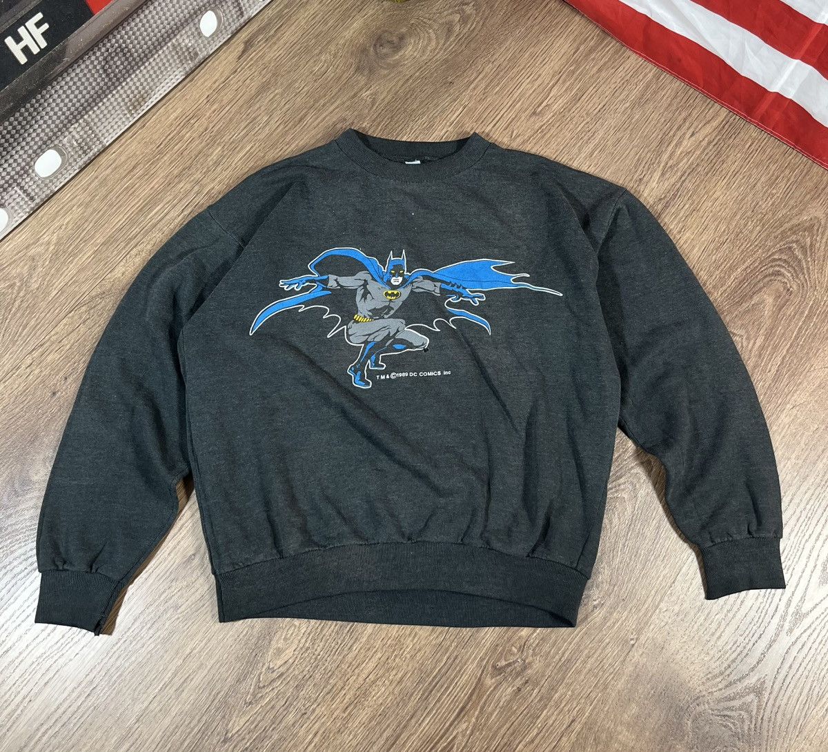 Vintage Vintage 1989 DC Comics Batman Rare Sweatshirt Size US L / EU 52-54 / 3 - 1 Thumbnail