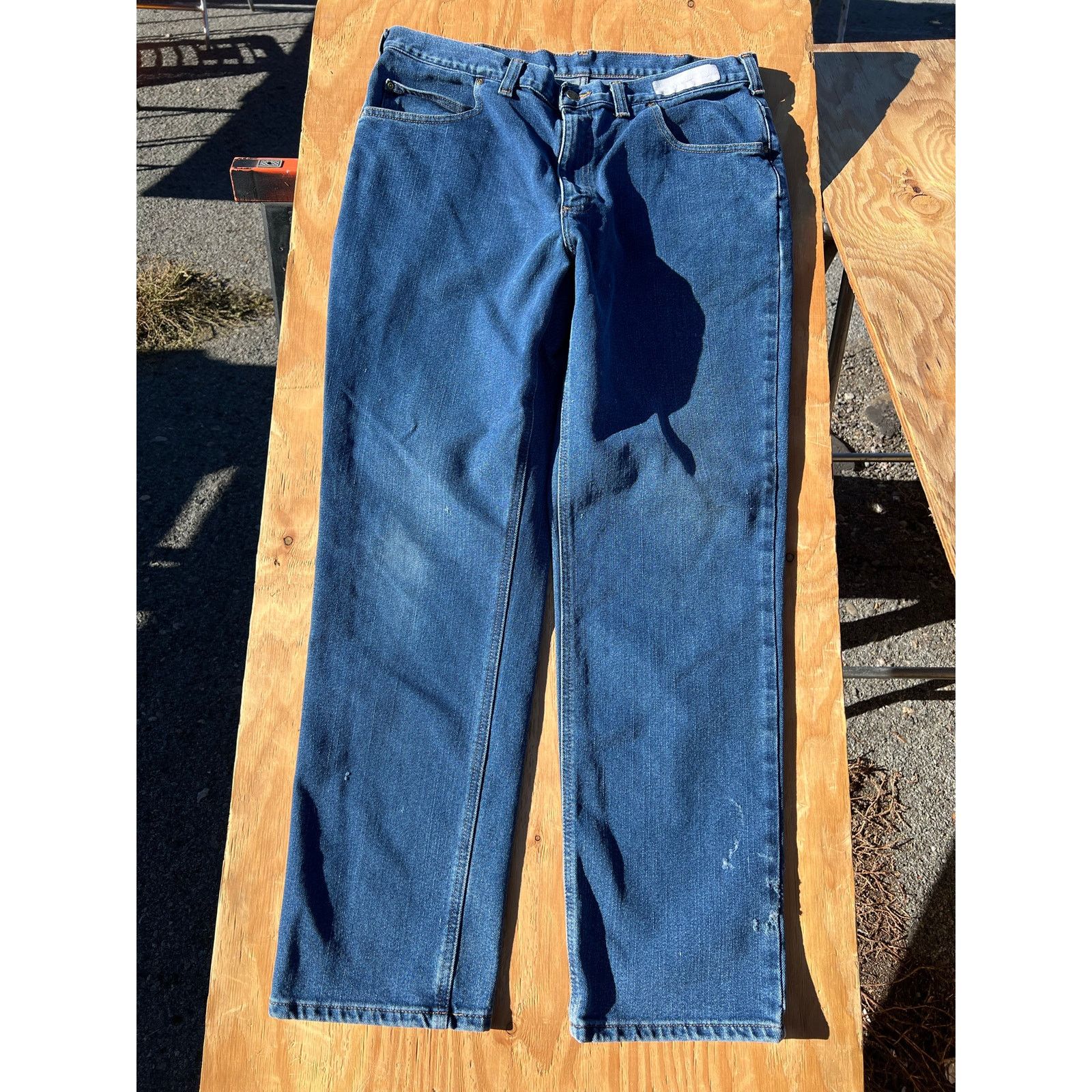 Carhartt Carhartt Jeans Mens 38x32 Denim Utility Work Modern Fit Size US 38 / EU 54 - 2 Thumbnail
