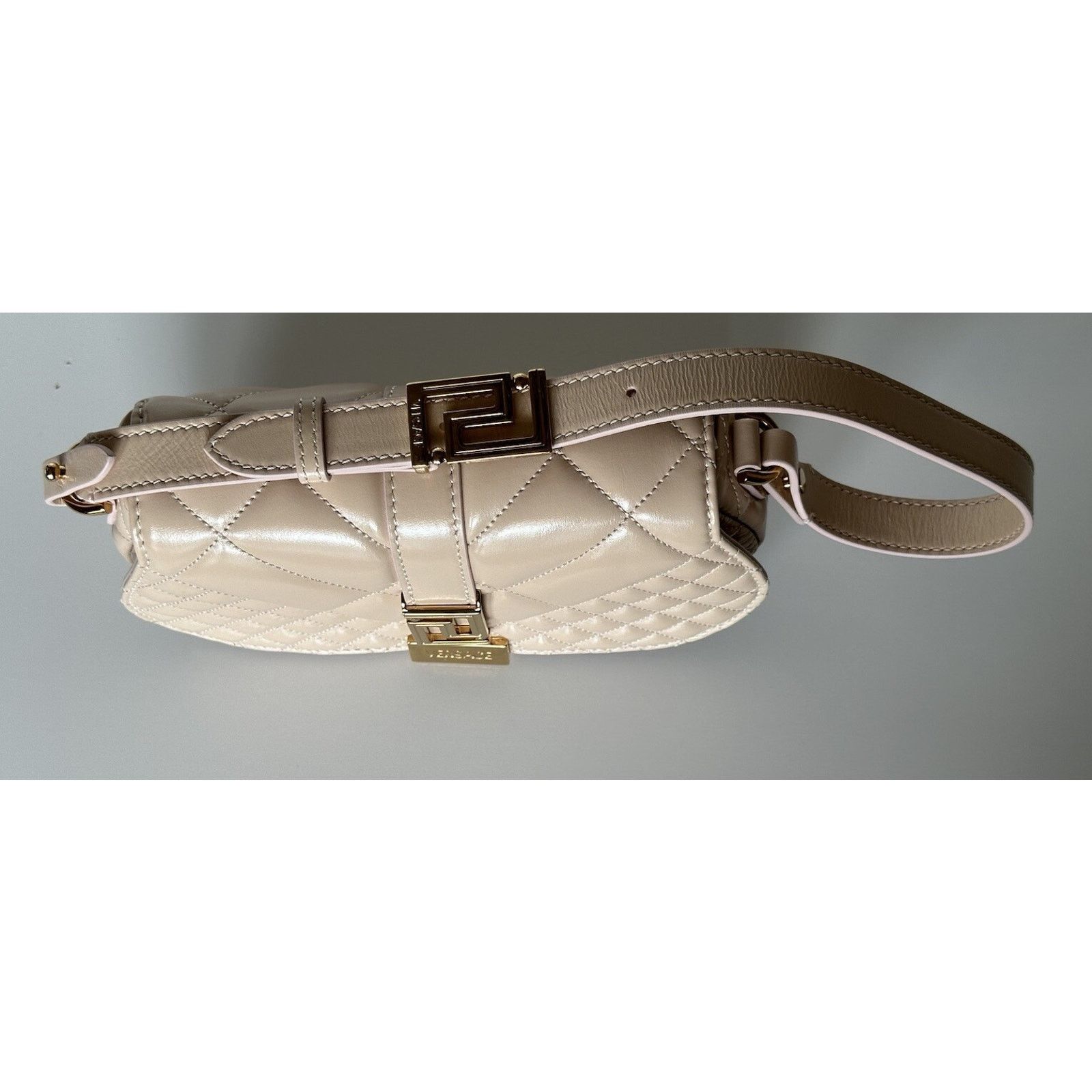 Versace Versace Quilted Calf Leather Pink Mini Shoulder Bag 1010951 Size ONE SIZE - 5 Thumbnail