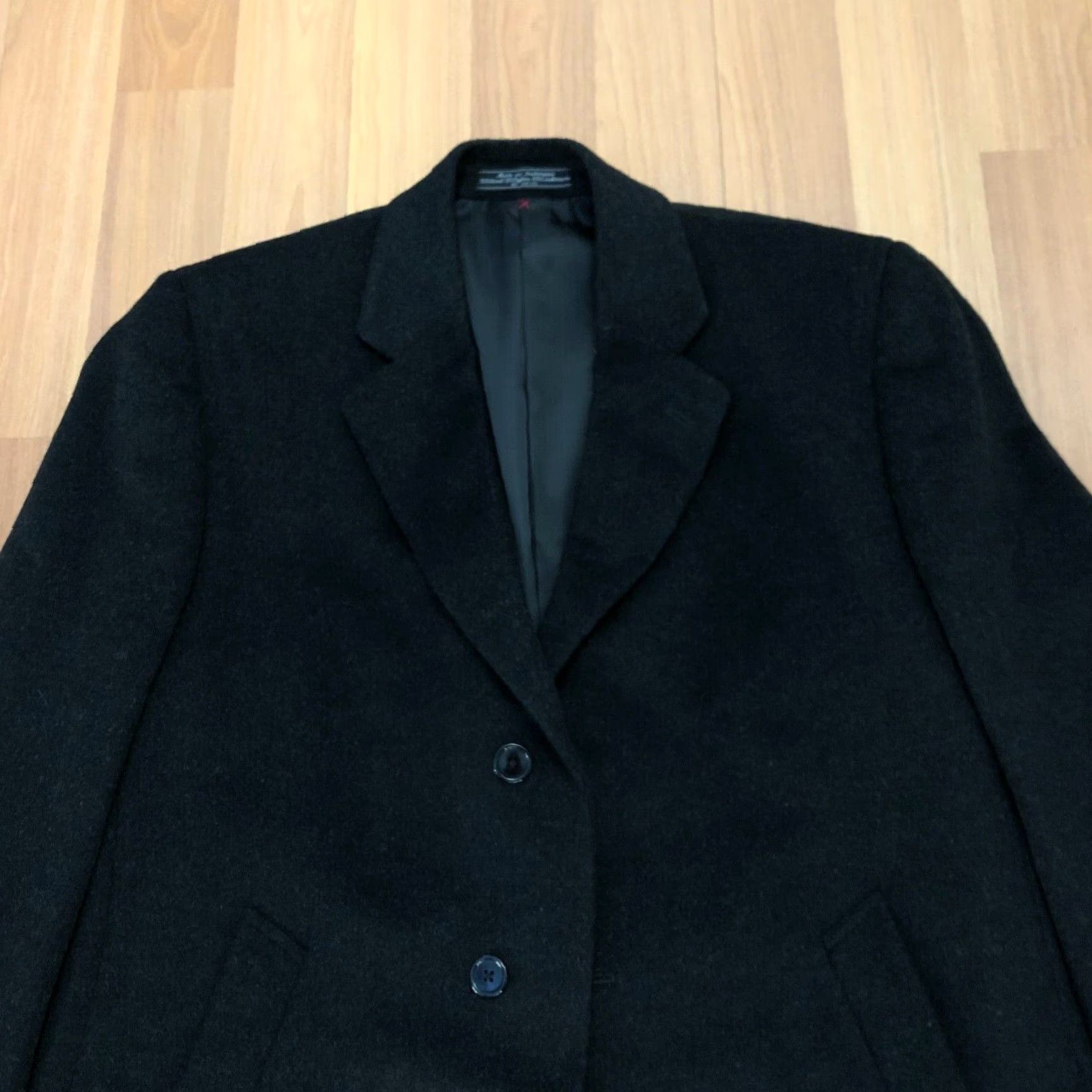 Vintage VINTAGE Bert Pulitzer Pea Coat Jacket 44R REG Wool Cashmere Nylon Mens Gray MINT Size US S / EU 44-46 / 1 - 2 Thumbnail