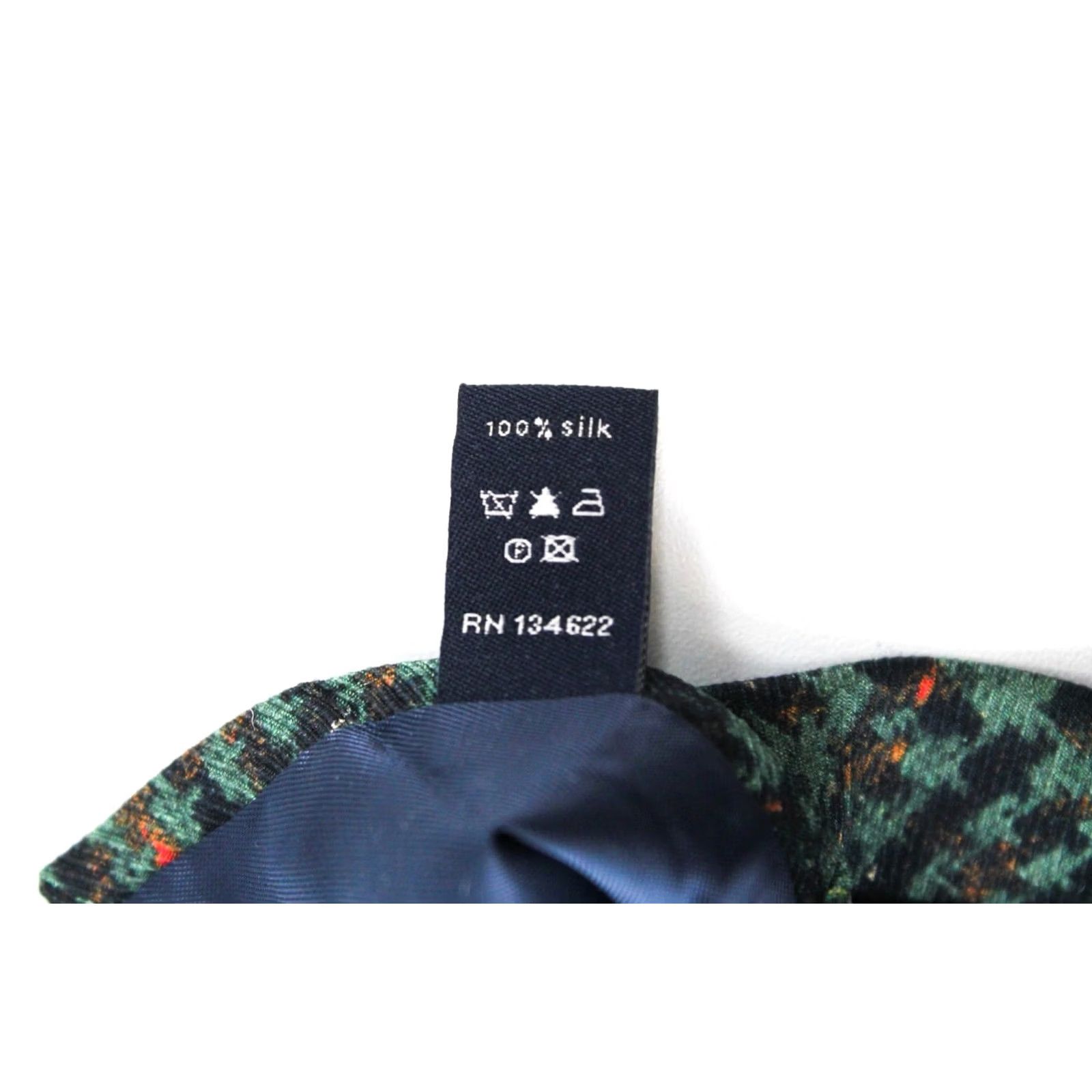 Suitsupply Suitsupply Tie Men’s 150 X 8 CM Silk Houndstooth Pattern Tied Pointed Classic Tie Green Formal, Business, Silk, 1 Piece, Regular, Suitsupply Size ONE SIZE - 6 Thumbnail