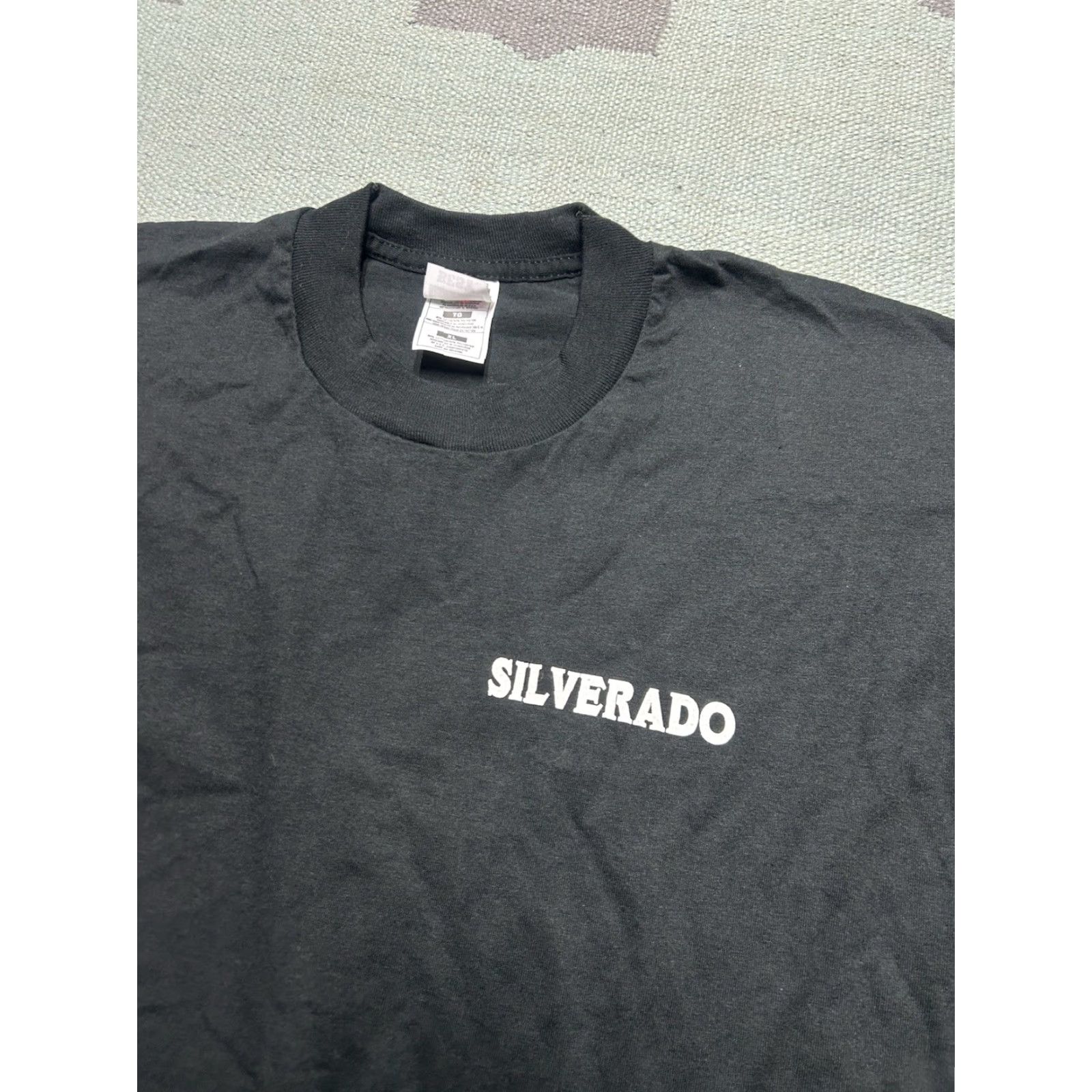 Vintage VINTAGE Chevy Silverado Skull Graphic T shirt Black NOS Adult XL Men T-Shirt Cars Size US XL / EU 56 / 4 - 5 Thumbnail