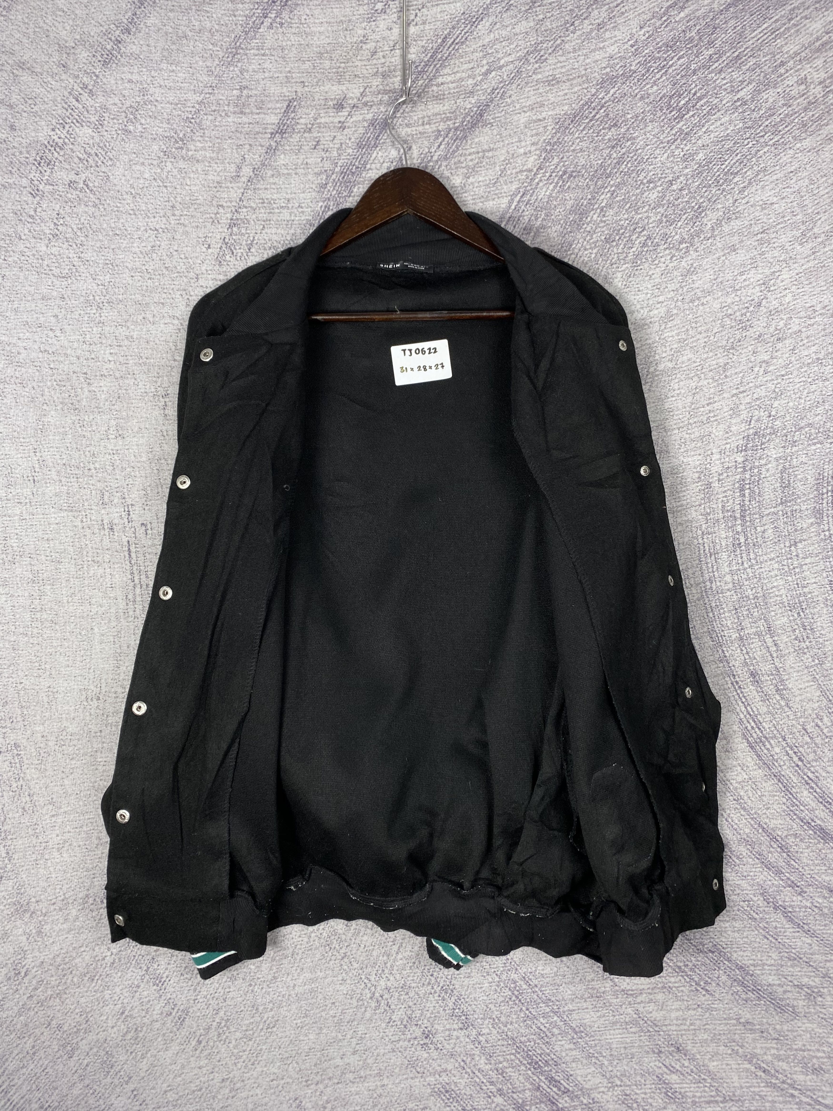 Shein Vintage Shein Sleeve Pvc Varsity Jacket Size US L / EU 52-54 / 3 - 7 Thumbnail