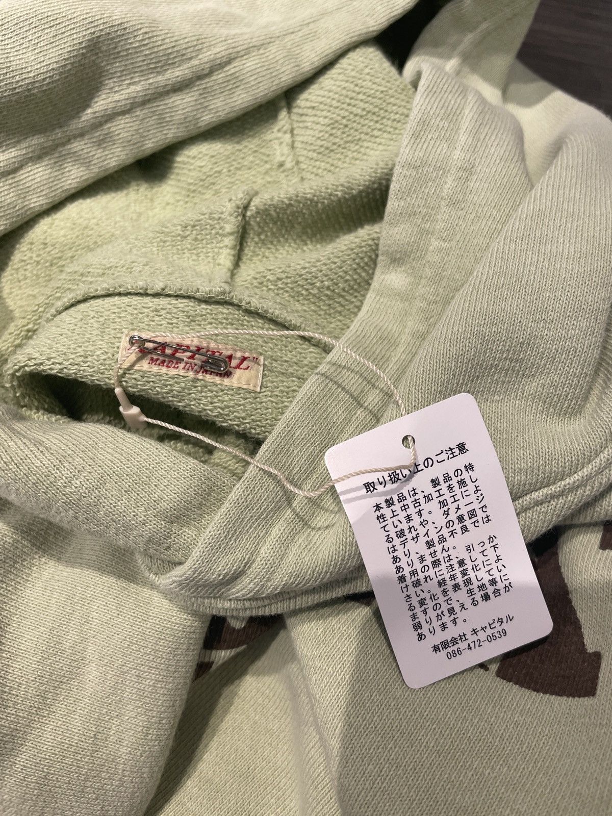 Kapital Kapital Logo Hoodie Seafoam Size 3 Size US L / EU 52-54 / 3 - 3 Thumbnail