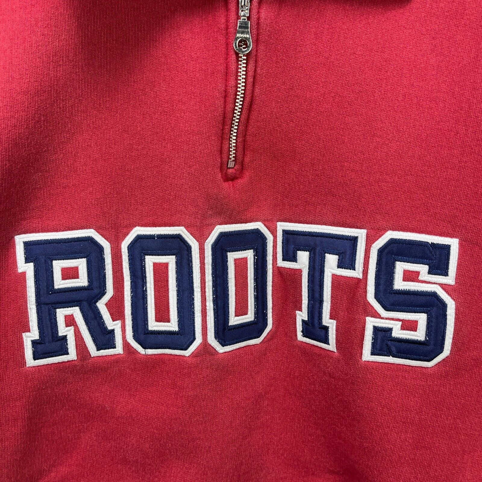 Roots × Vintage Vintage 90s Roots Quarter Made in Canada Sweatshirt Medium Size US M / EU 48-50 / 2 - 2 Thumbnail