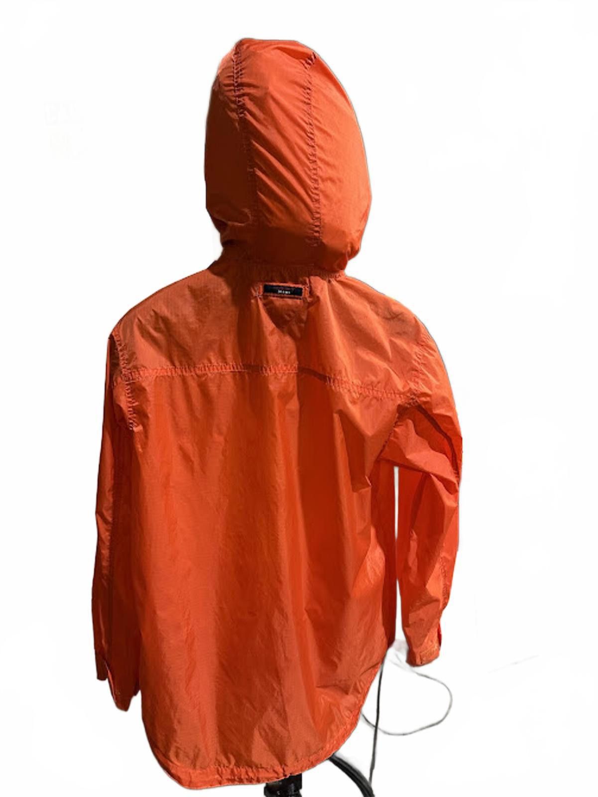 Tommy Hilfiger Tommy Jeans Orange Half-Zip Hooded Windbreaker S Size US S / EU 44-46 / 1 - 3 Thumbnail