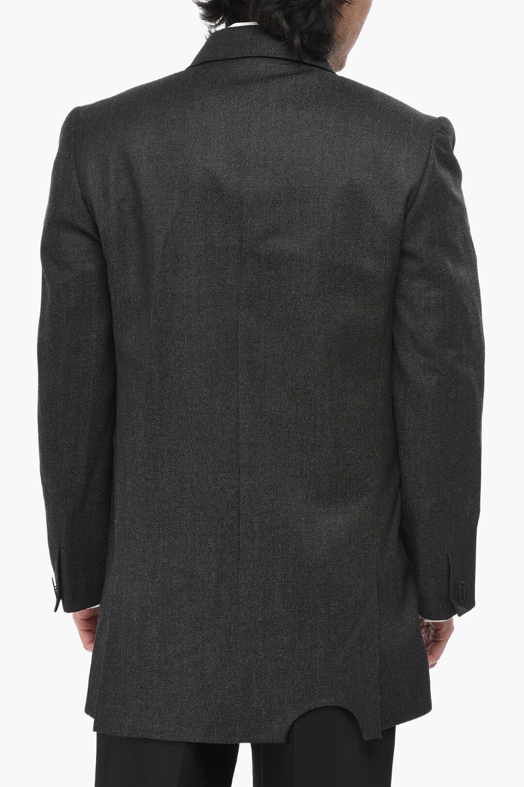 Off-White og1mm0426 Double-Breasted Blazer in Grey Size US M / EU 48-50 / 2 - 2 Thumbnail