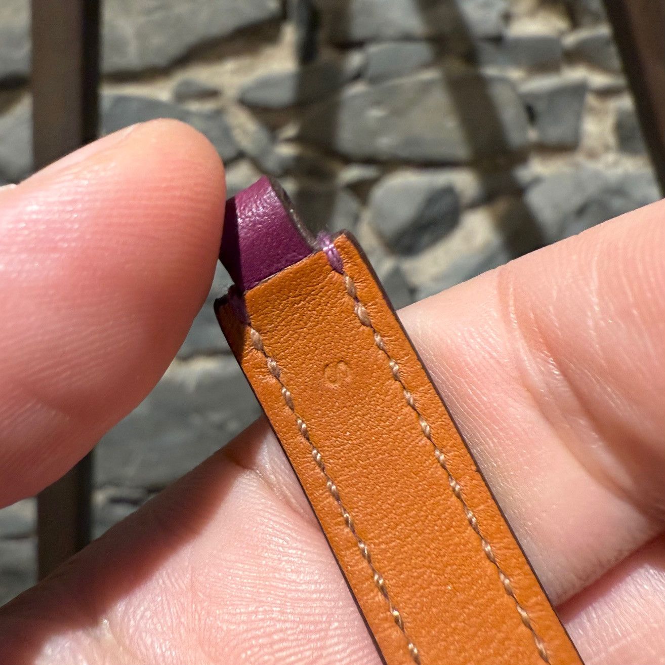 Hermes Hermès Purple Double Tour Rivale GHW Wrap Bracelet Size ONE SIZE - 6 Thumbnail