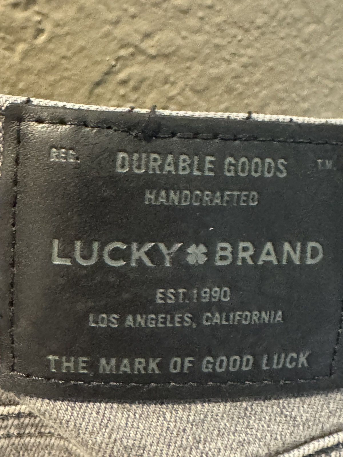 Lucky Brand Grey Lucky Brand Quality Distressed 30/32 Slim Skinny Jean Size US 30 / EU 46 - 12 Thumbnail