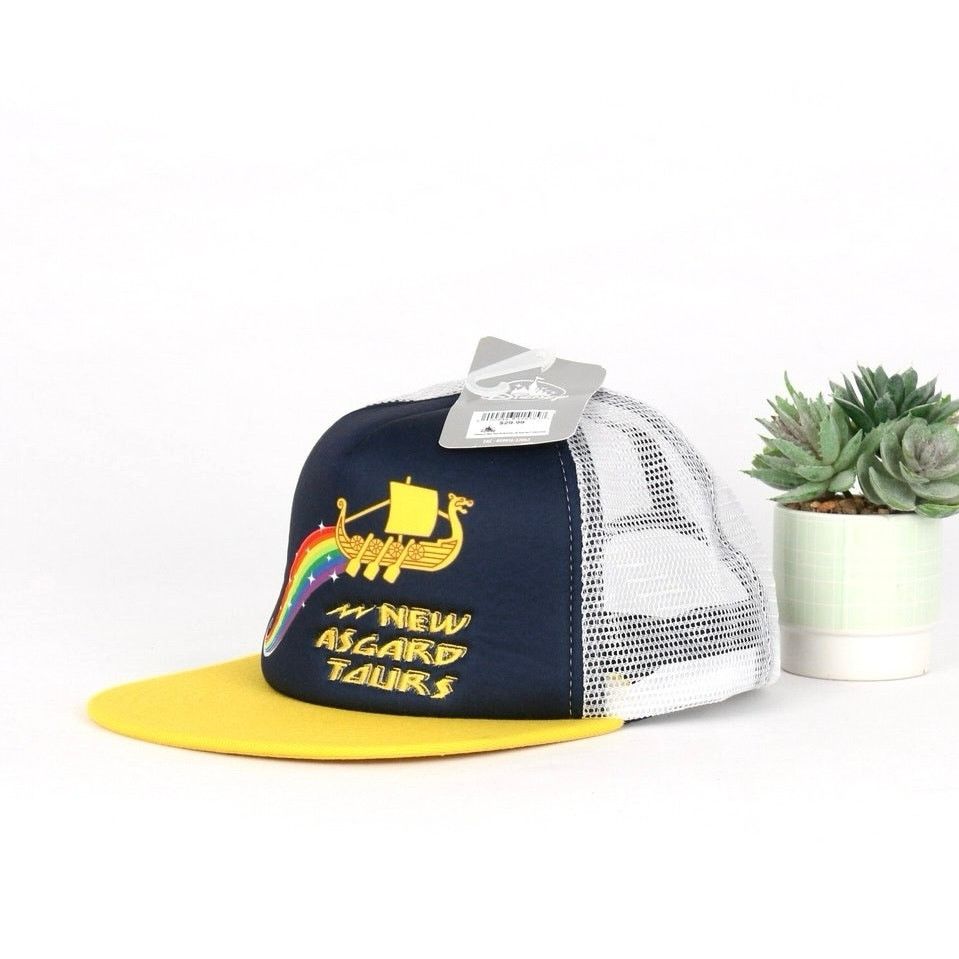 Marvel Comics Marvel New Asgard Tours Trucker Hat Disney Official Mesh Cap Size ONE SIZE - 2 Thumbnail