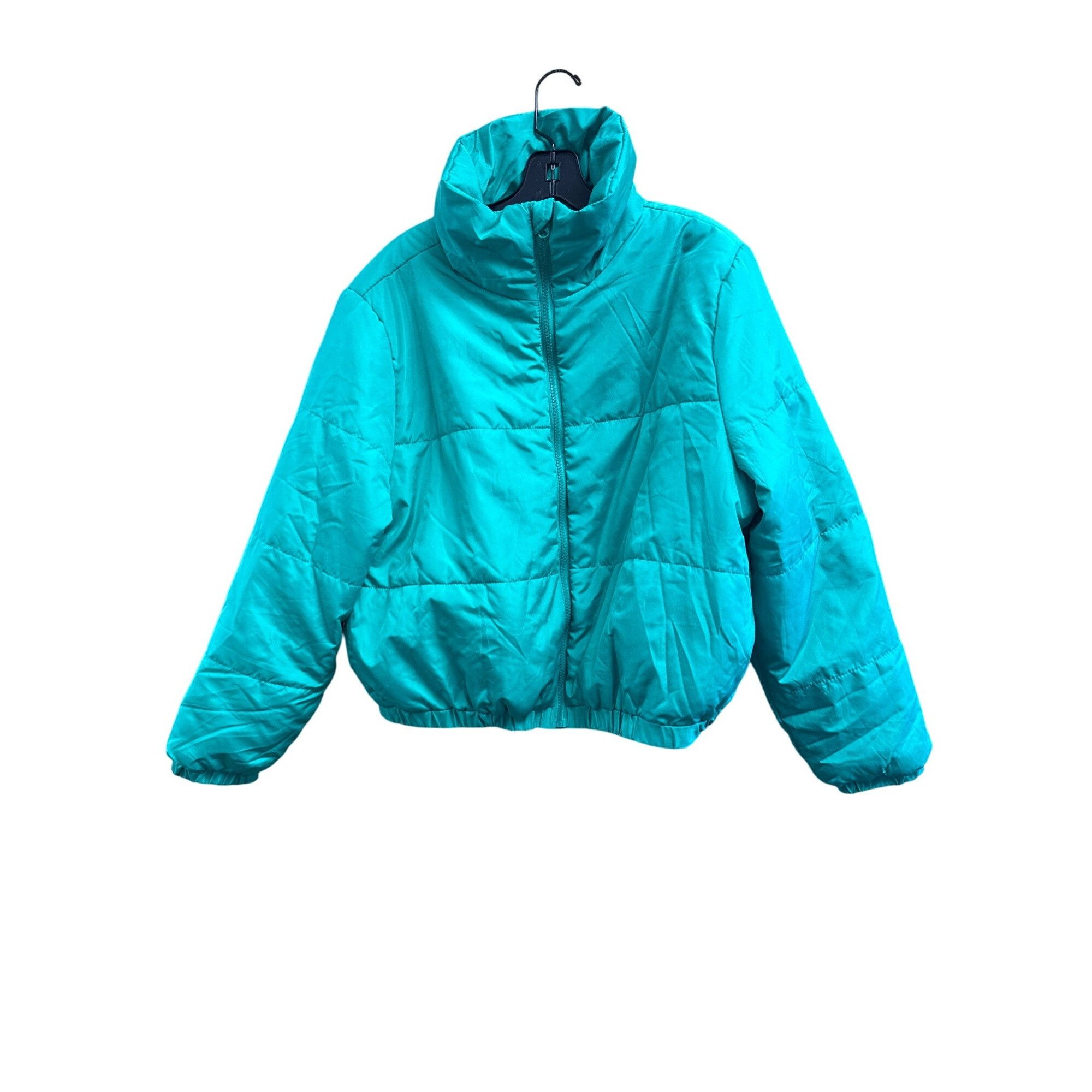 Other Large Women Long Sleeve Zip-up Puffer Jacket Size L / US 10 / IT 46 - 1 Thumbnail