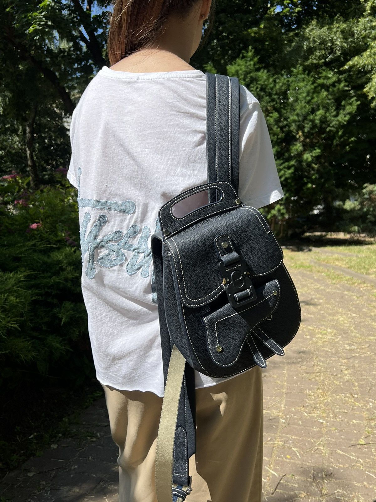 Dior Dior Gallop Backpack Dark Blue Size ONE SIZE - 22 Thumbnail