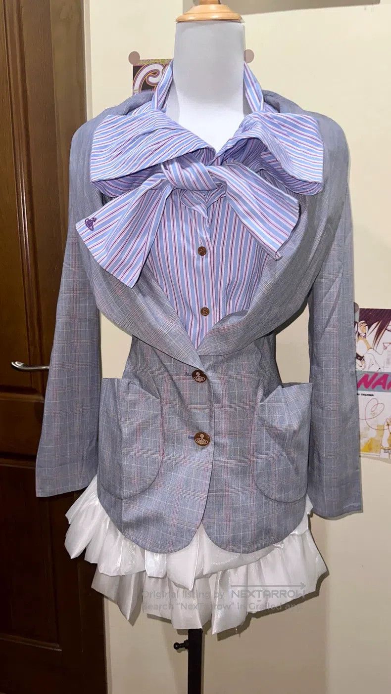 Vivienne Westwood Vivienne Westwood Blue tailored waistcoat Size XS / US 0-2 / IT 36-38 - 2 Thumbnail