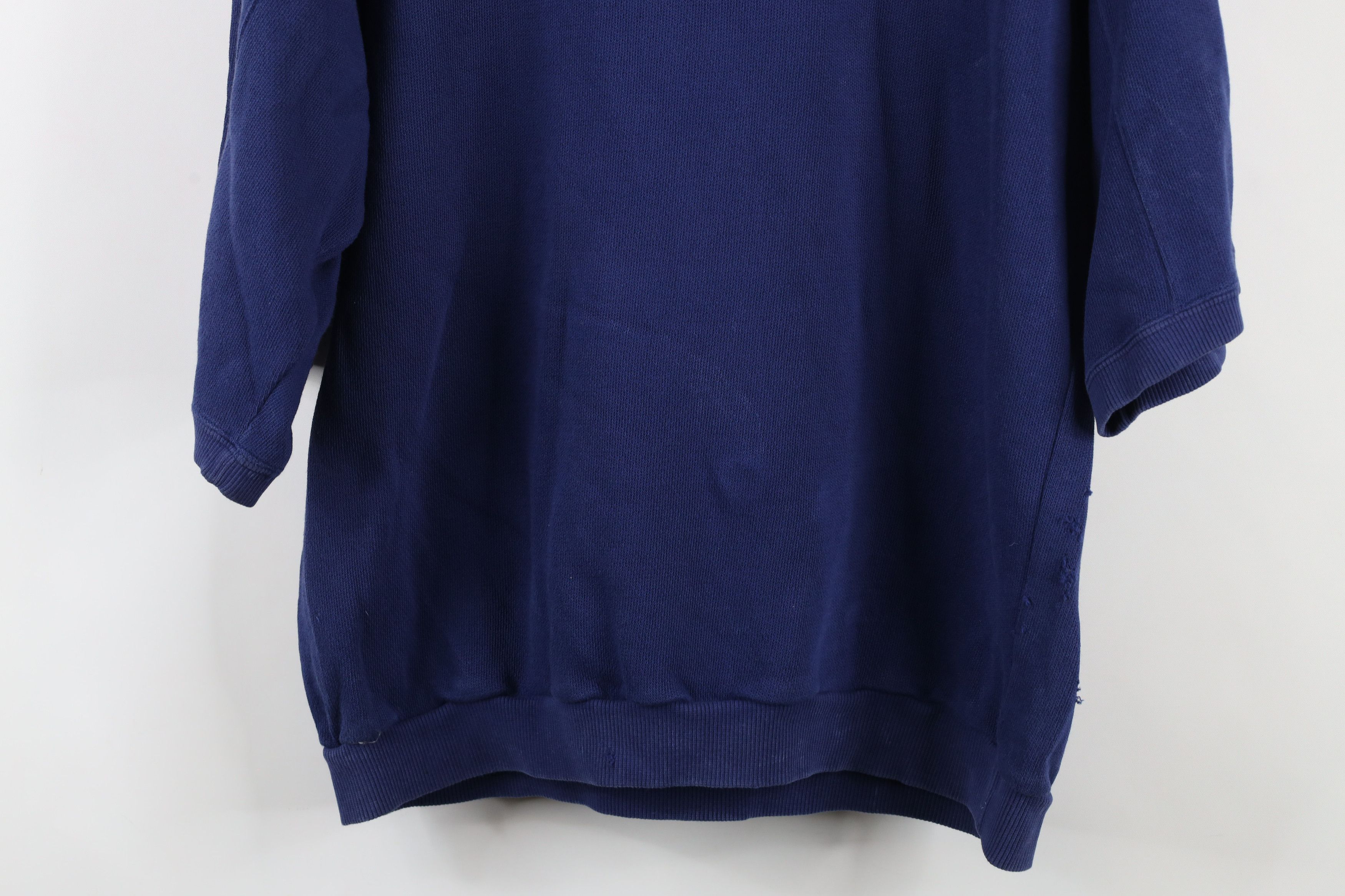 Eddie Bauer × Vintage Vintage 90s Eddie Bauer Half Zip Short Sleeve Sweatshirt Size US M / EU 48-50 / 2 - 13 Thumbnail