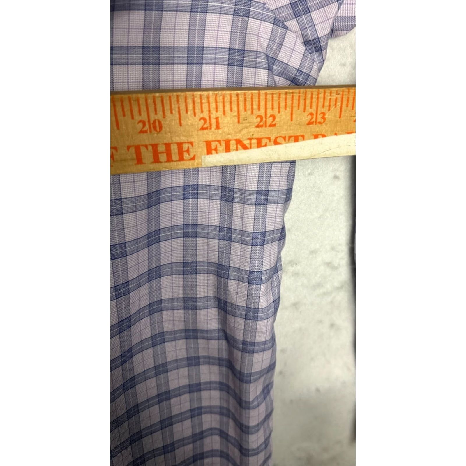 Eton Eton Contemporary Dress Shirt Mens 43-17 L/S Blue Pink Check Designer Button Up Size 46R - 7 Thumbnail