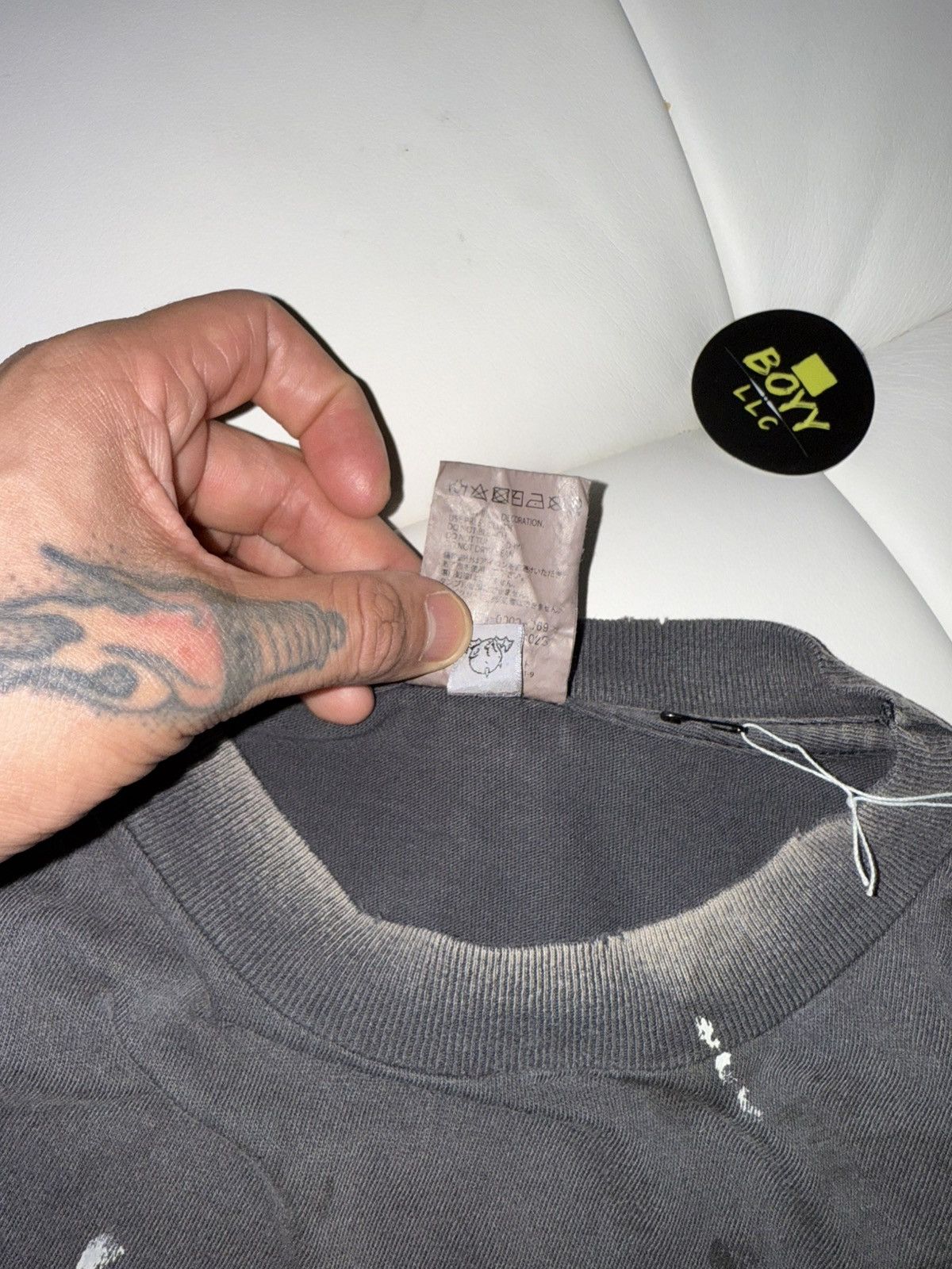 Saint Michael Saint Michael x neighborhood logo t shirt | Grailed