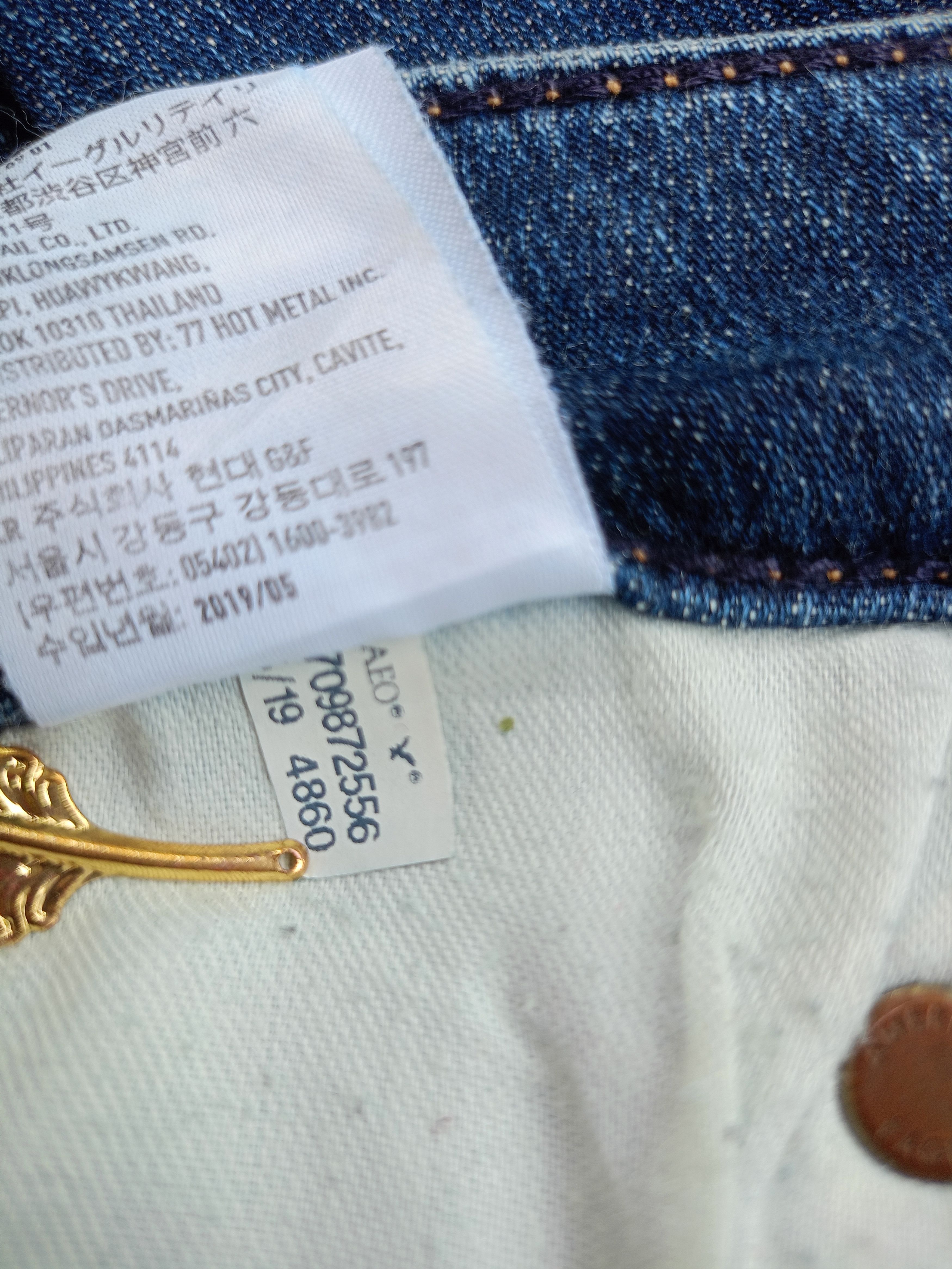 American Eagle Outfitters × Vintage AMERICAN EAGLE Slim Fit Streetwear Vintage Denim Size US 30 / EU 46 - 18 Thumbnail