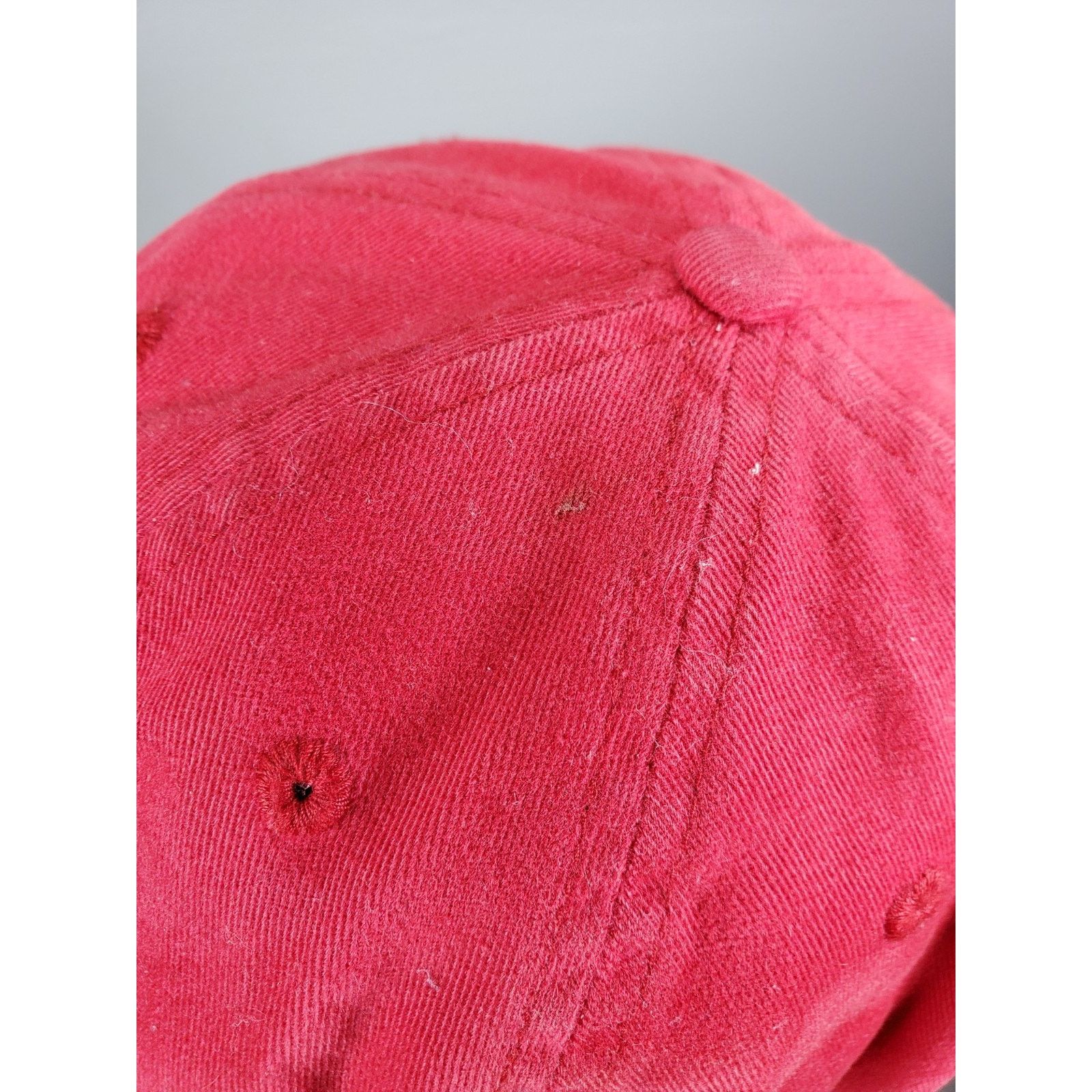 Tommy Hilfiger × Vintage Tommy Hilfiger Red Hat Cap TH Denim One Size Surf Athletics Size ONE SIZE - 9 Thumbnail