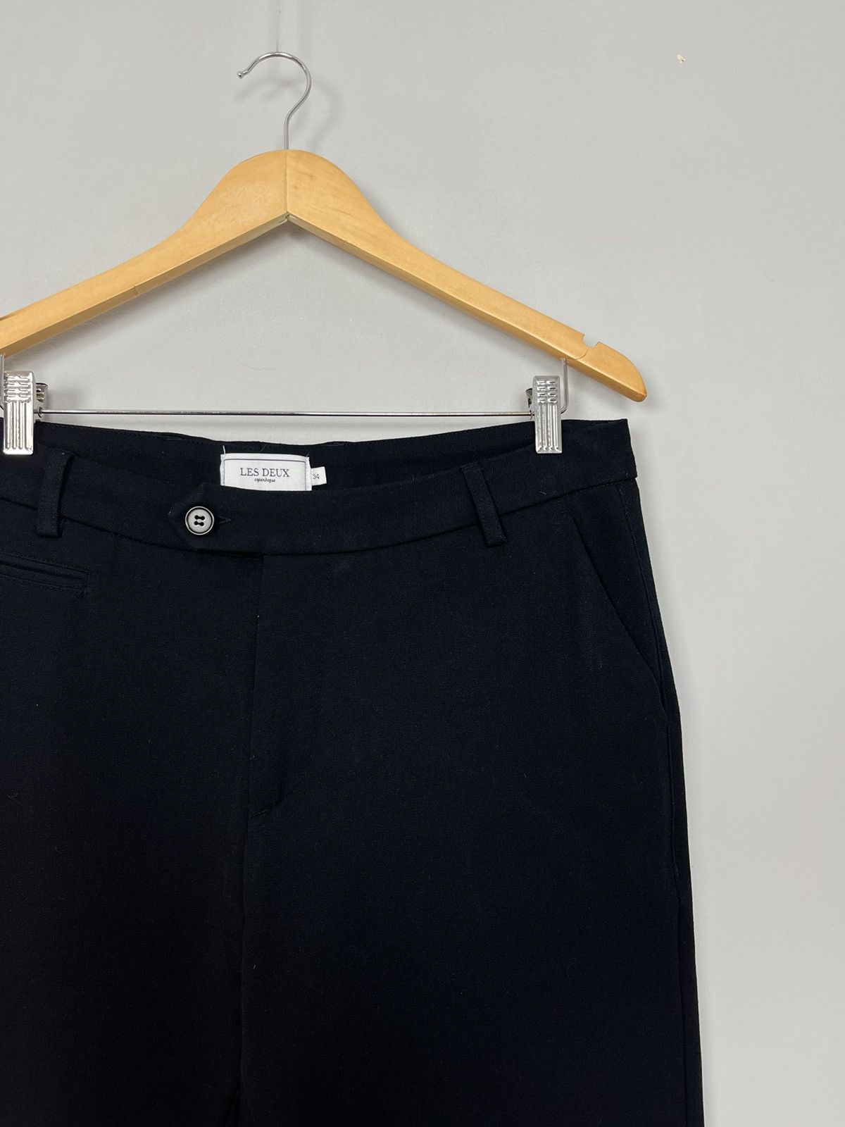 Les Deux Les Deux Luxury Polyester & Viscose Slim Fit Pants Trousers Size US 34 / EU 50 - 3 Thumbnail