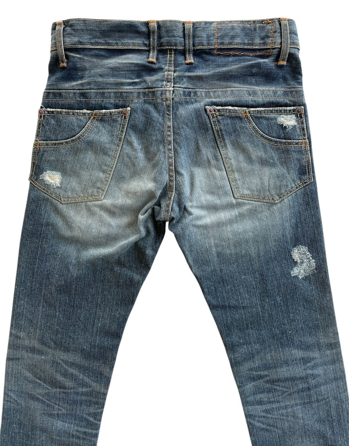Vintage Blue Way Distressed Flare Denim Size US 30 / EU 46 - 7 Thumbnail