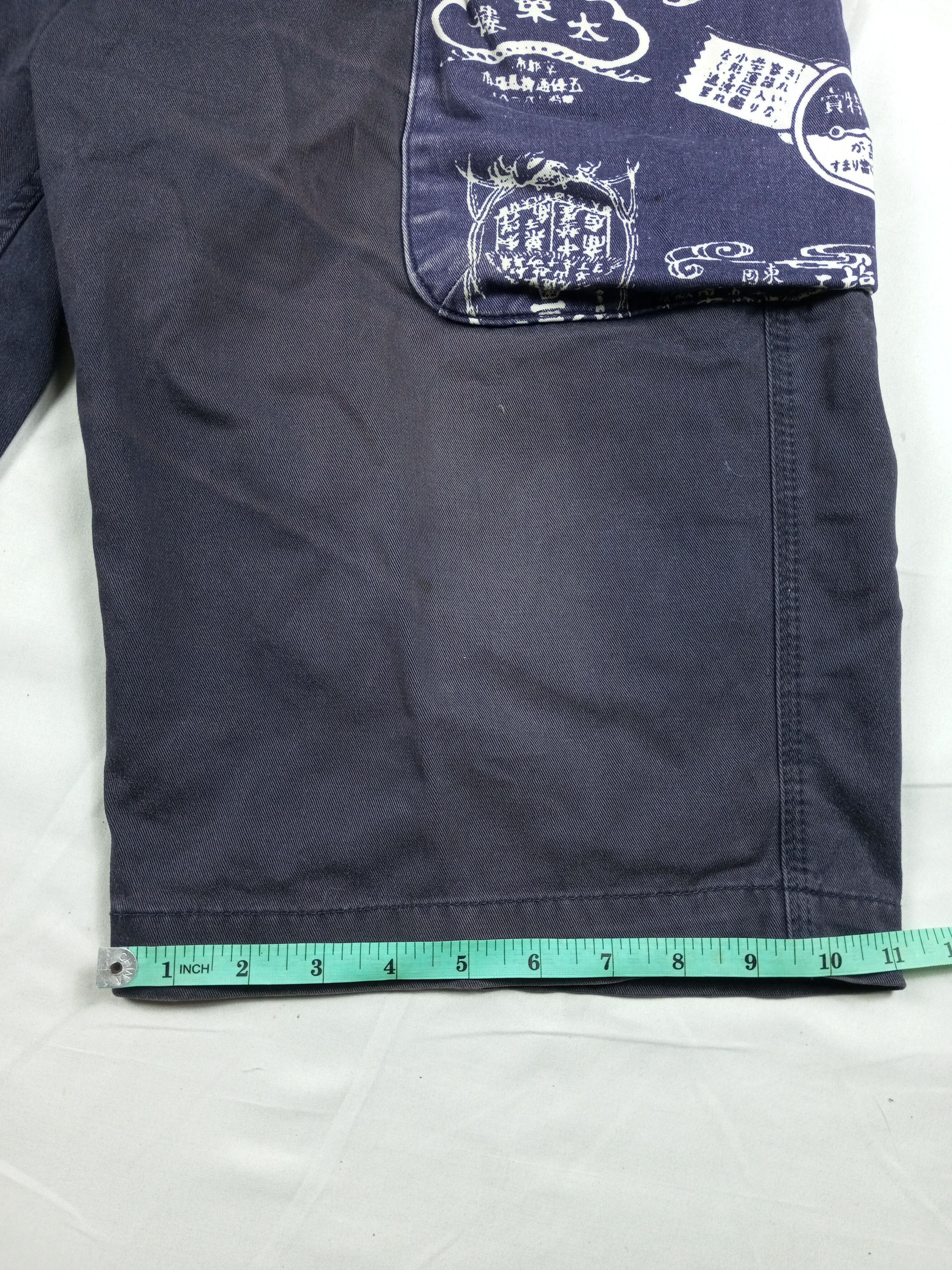 Japanese Brand Vintage 90s BIG TRAIN Faded Japanese Shorts Cargo Style Size US 38 / EU 54 - 10 Thumbnail