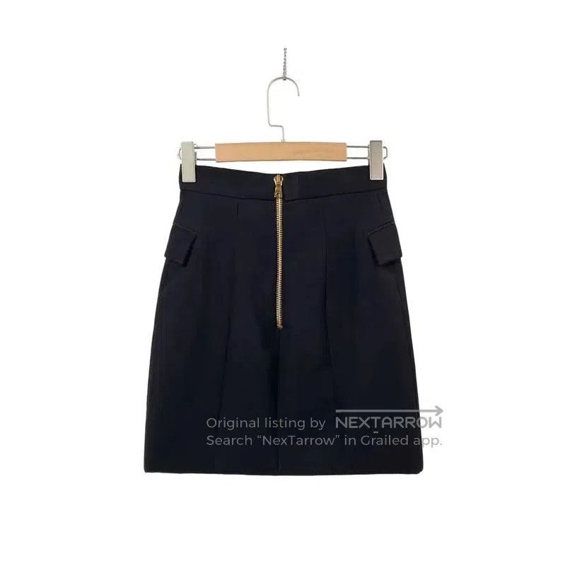 Balmain Balmain Black Women's Mini Skirt . Size 24" / US 00 / IT 34 - 2 Thumbnail