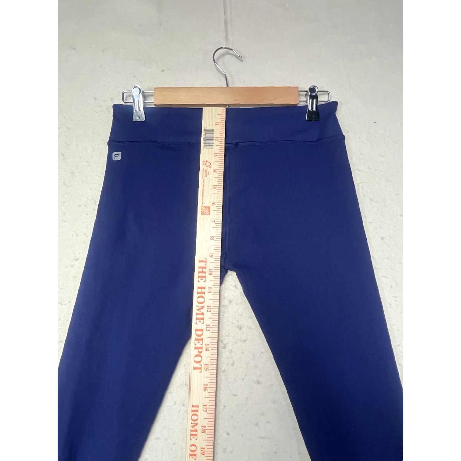 Fabletics Fabletics Leggings Womens Small Navy Blue Teal Purple Multicolor Cropped Capris Capris Pattern Size S Women Size 28" / US 6 / IT 42 - 4 Thumbnail