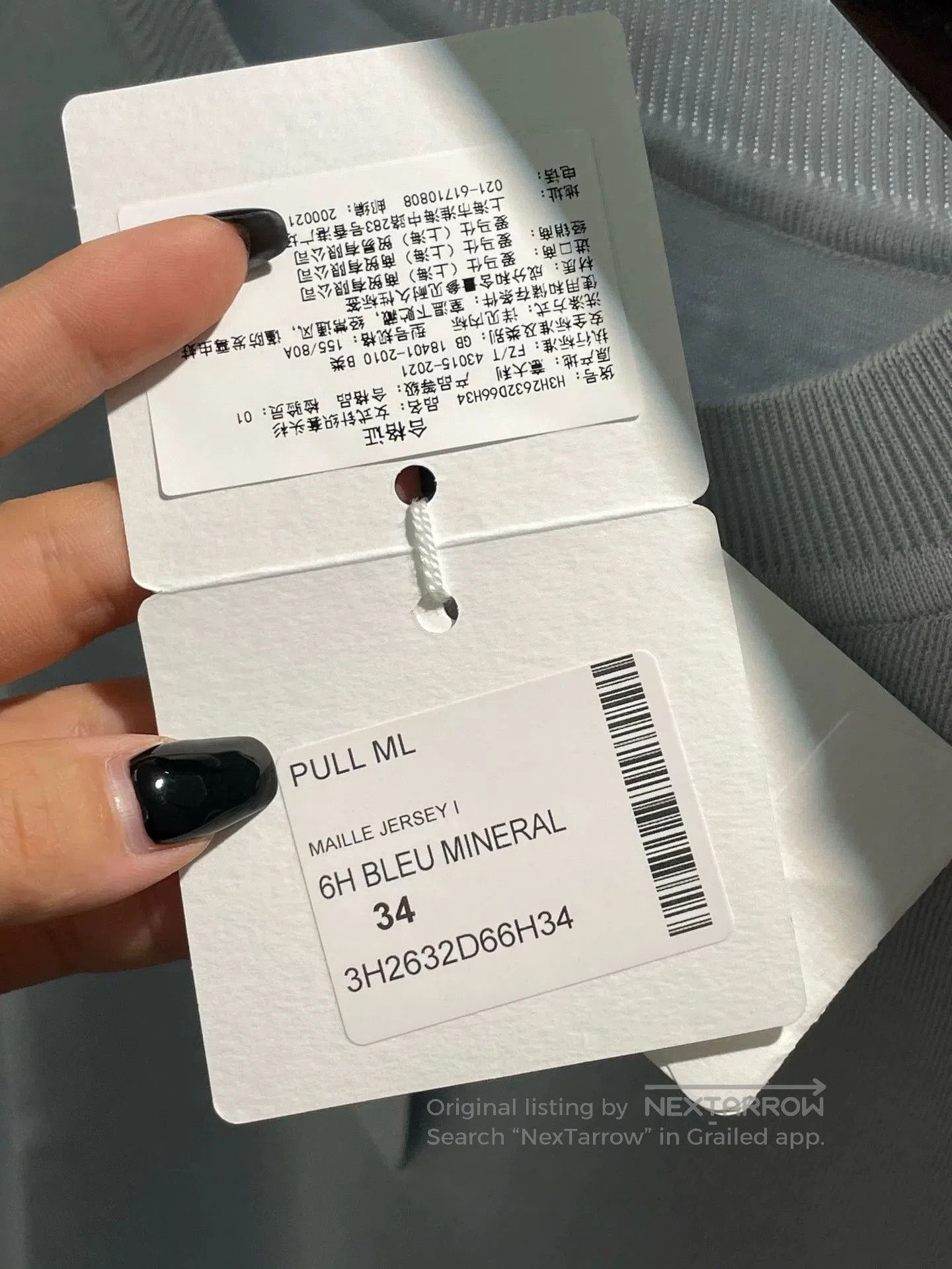 Hermes Hermès Gray Knit Sweater Size 34. Size US XS / EU 42 / 0 - 4 Thumbnail