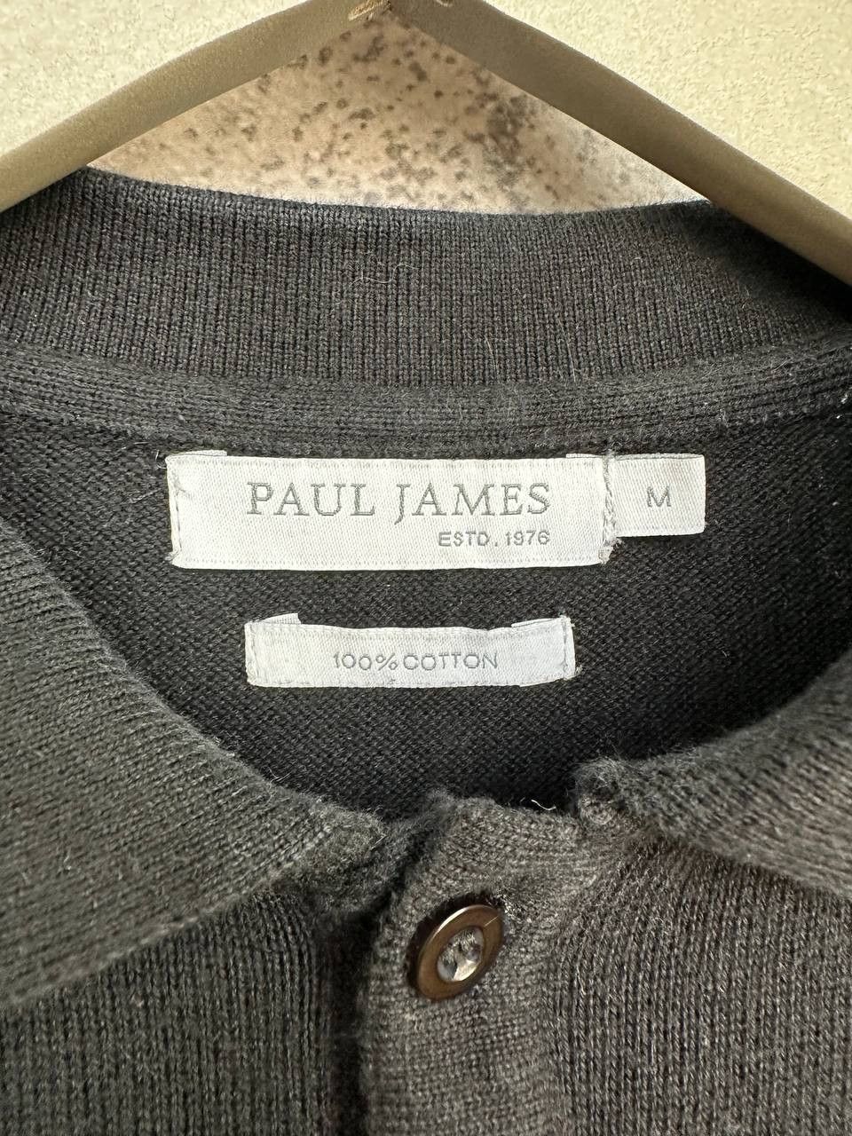 Paul James Paul James Polo Long Sleeve Shirt Jumper Black OldMoney Size US M / EU 48-50 / 2 - 10 Thumbnail