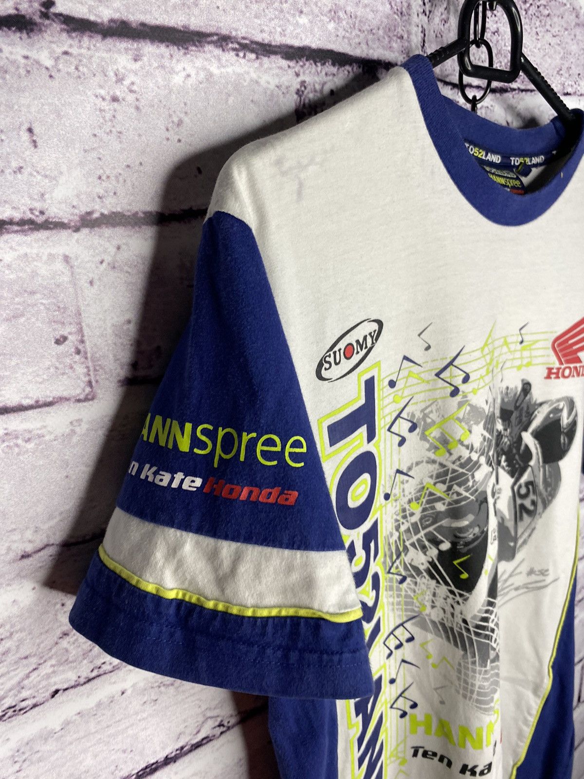 Honda T-shirt Vintage men's Honda Ten Kate tee racing cars Size US S / EU 44-46 / 1 - 3 Thumbnail