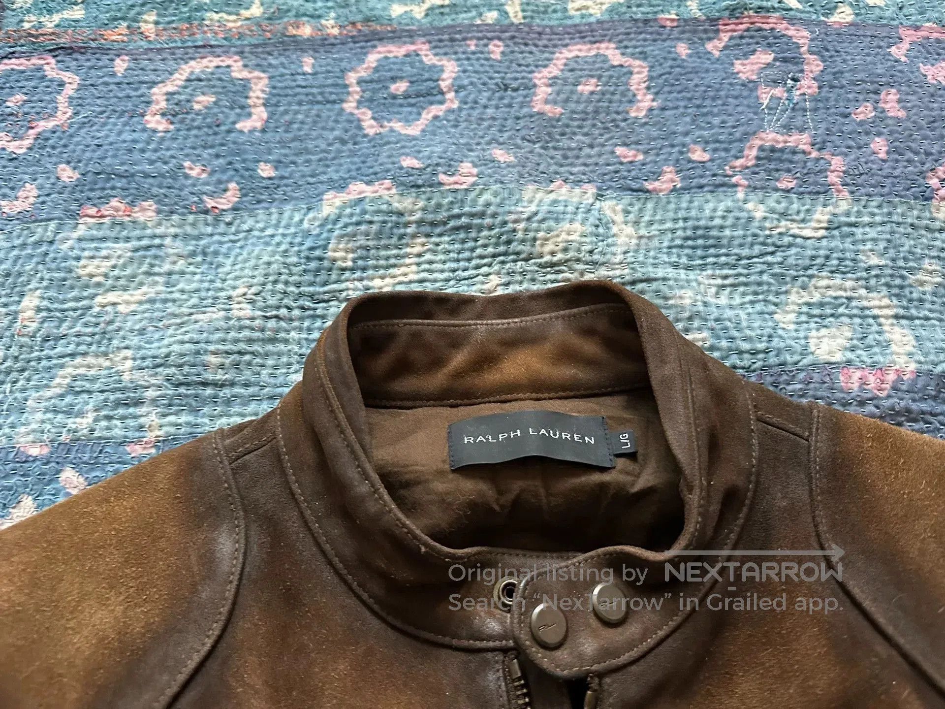 Ralph Lauren Black Label ralph lauren black label distressed leather jacket. Size US L / EU 52-54 / 3 - 4 Thumbnail