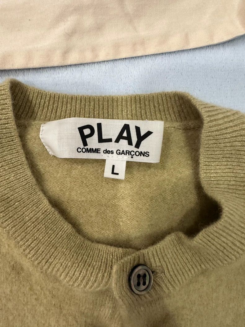 Comme des Garcons Comme Des Garcons Love Cardigan Khaki Size L Size L / US 10 / IT 46 - 3 Thumbnail