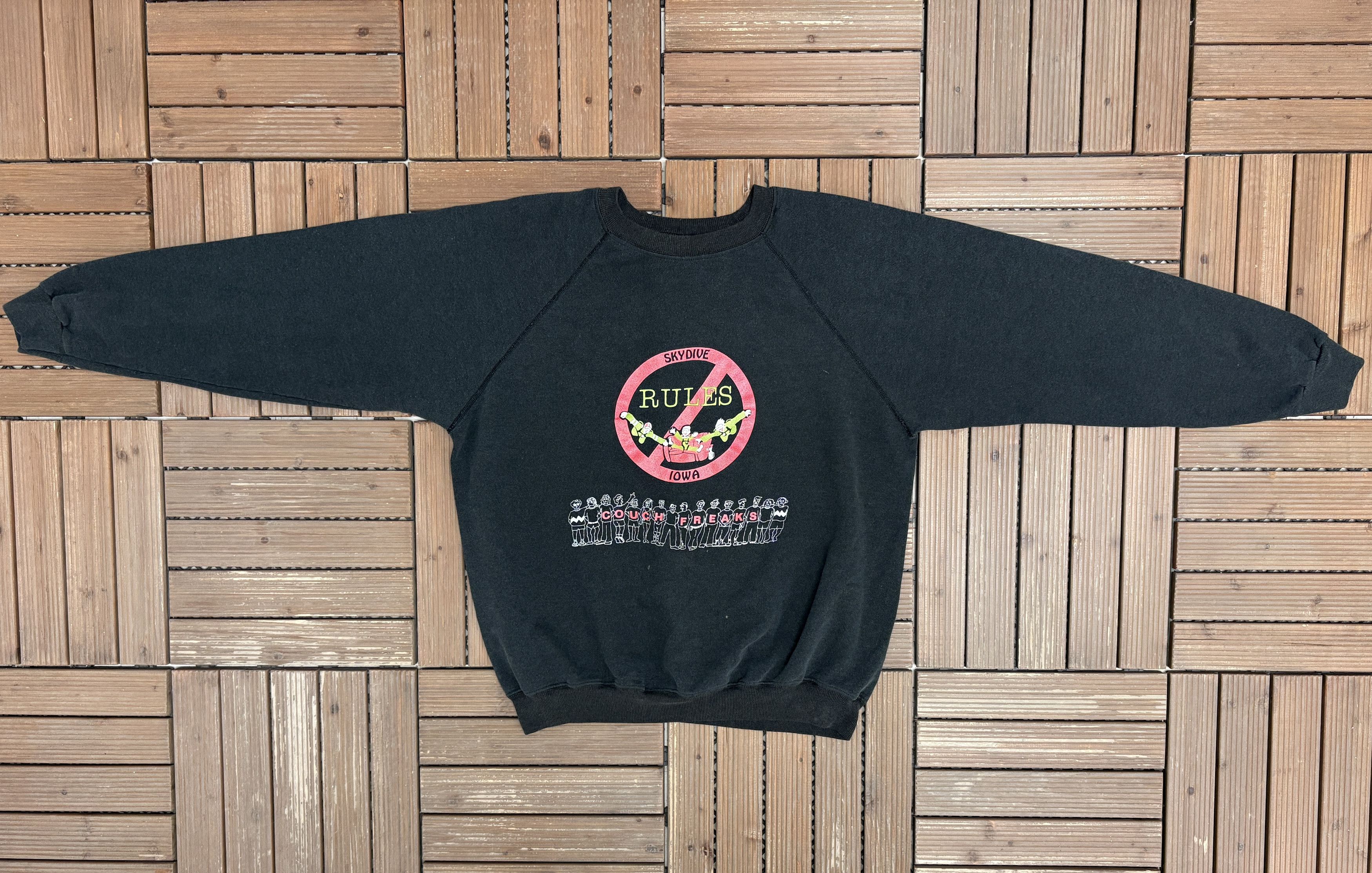 Vintage The Des Moines Skydivers (The Couch Freaks) Vintage Crewneck Size US XL / EU 56 / 4 - 5 Thumbnail