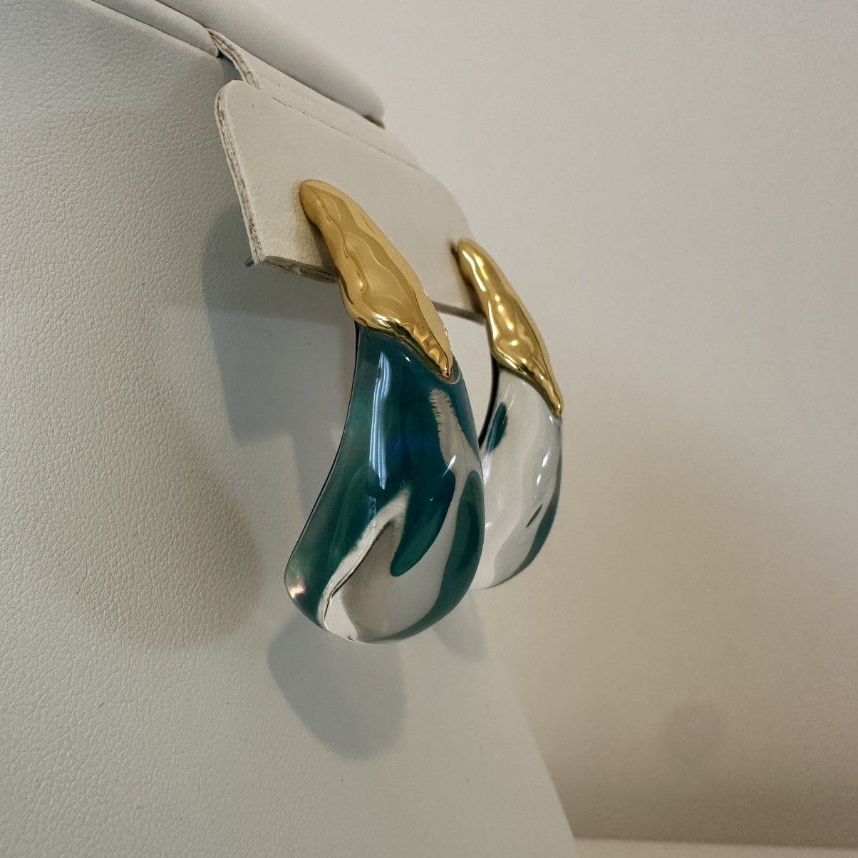 Alexis Bittar Alexis Bittar Liquid Lucite Arched Large Drop Earrings Size ONE SIZE - 8 Thumbnail