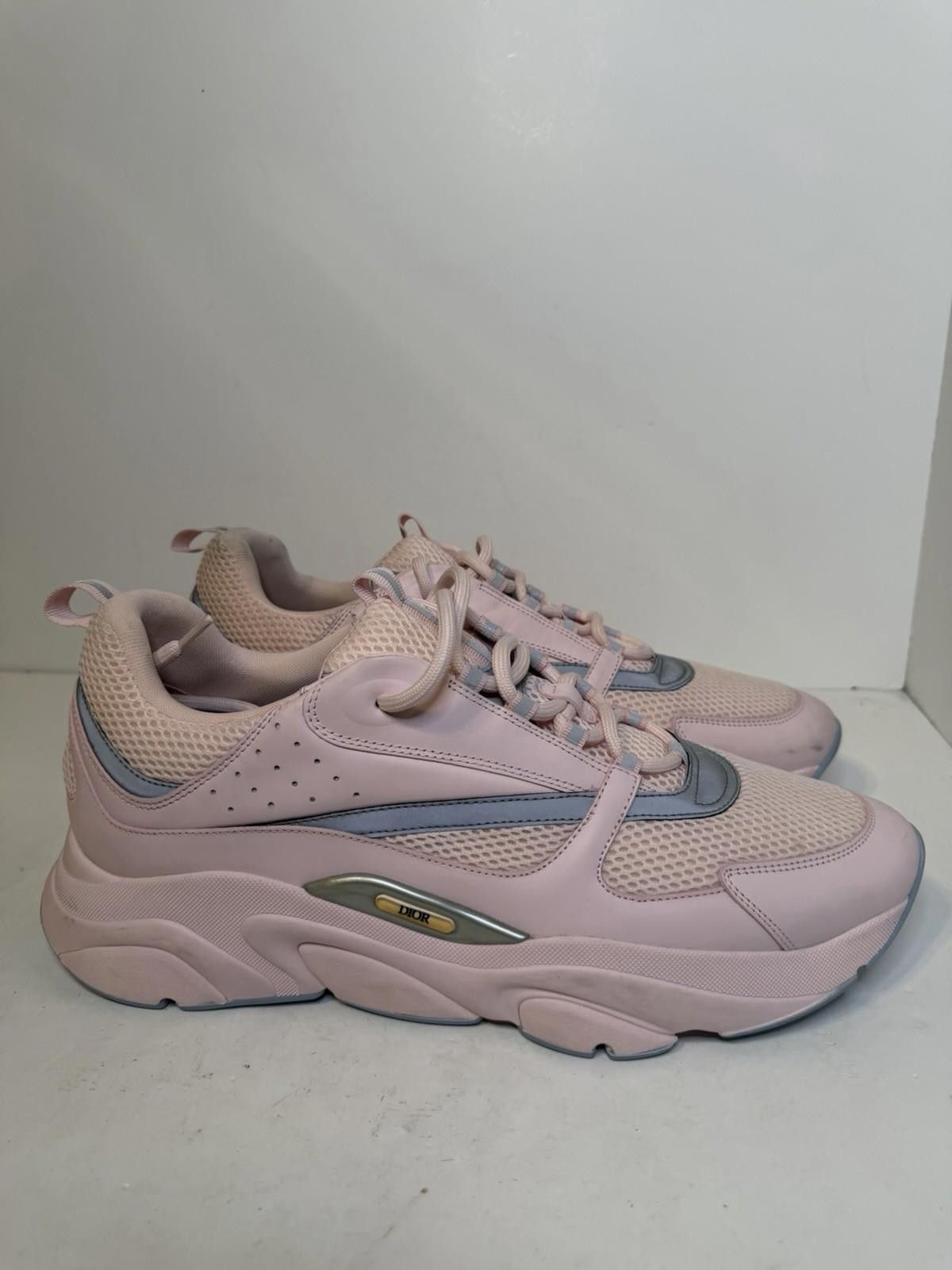 Dior Dior B22 Sneakers Pink Grey EU 51 US 16 New Display No Box Size US 15 / EU 48 - 1 Thumbnail