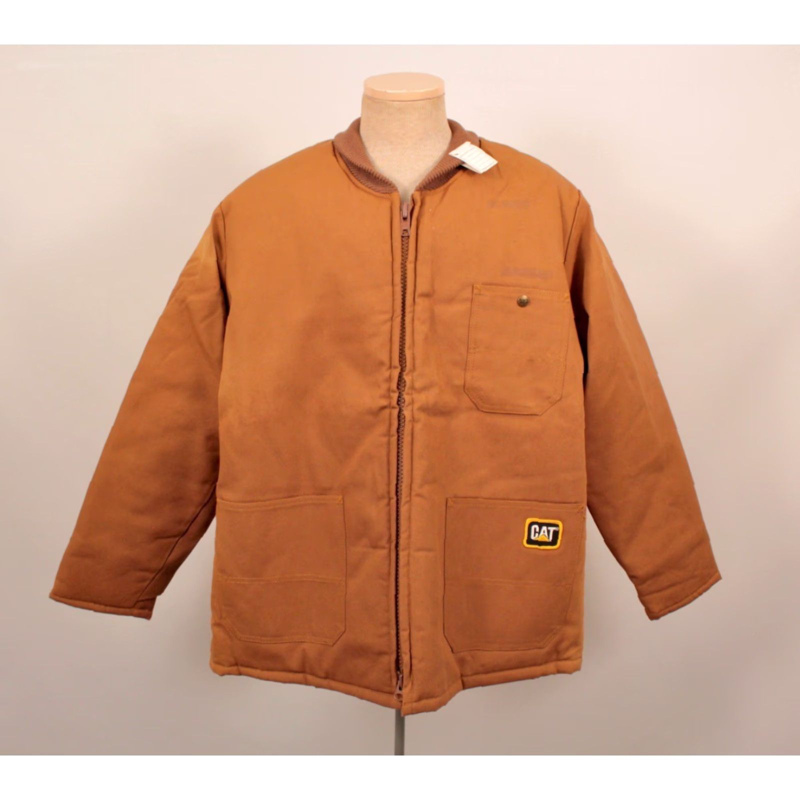 Caterpillar Caterpillar Jacket Shirt Duck Canvas 1990s VTG Brown L Mens Size US L / EU 52-54 / 3 - 2 Thumbnail