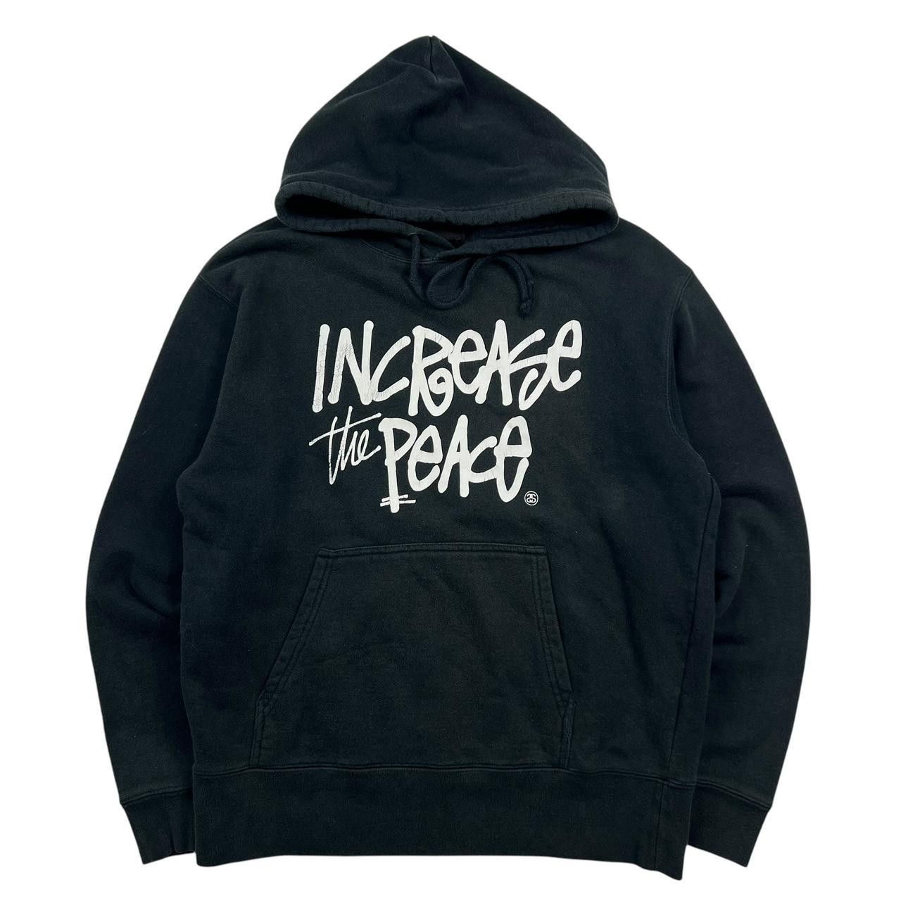 Stussy Vintage Stussy Increase The Peace Pullover Hoodie - Small Size US S / EU 44-46 / 1 - 1 Thumbnail
