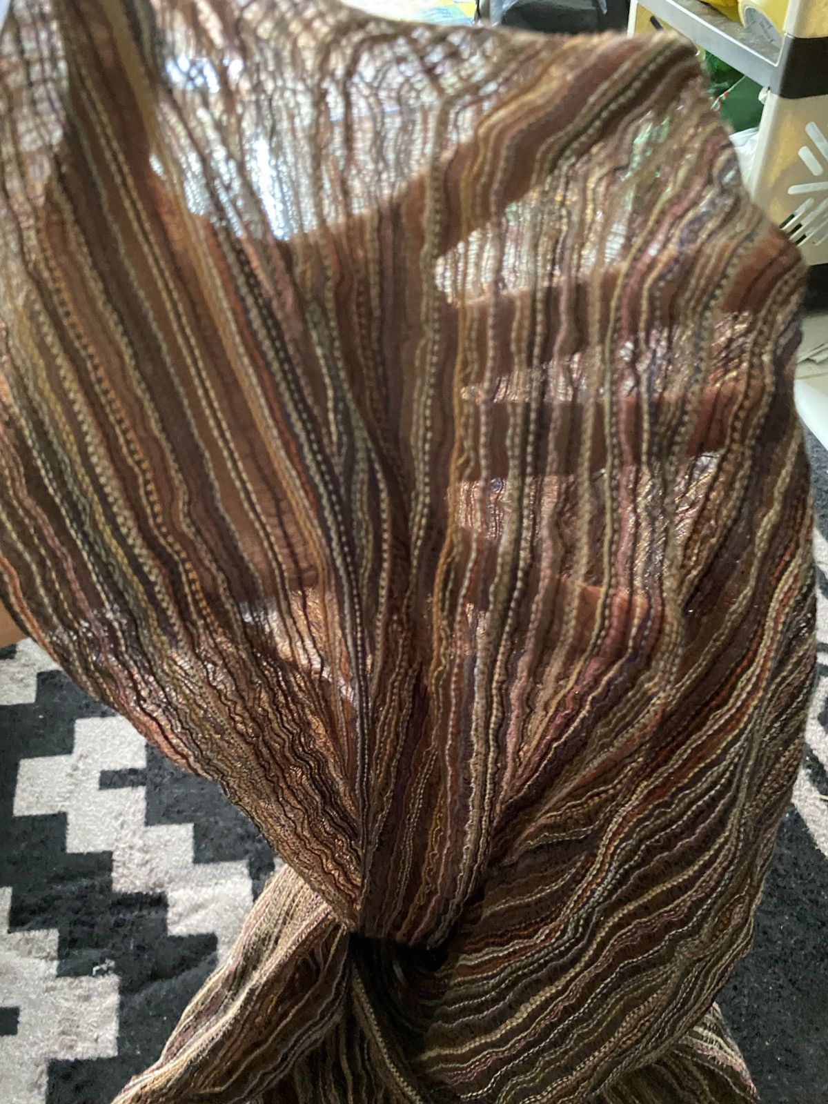 14th Addiction Japanese unknwn mesh scarf Size ONE SIZE - 3 Thumbnail