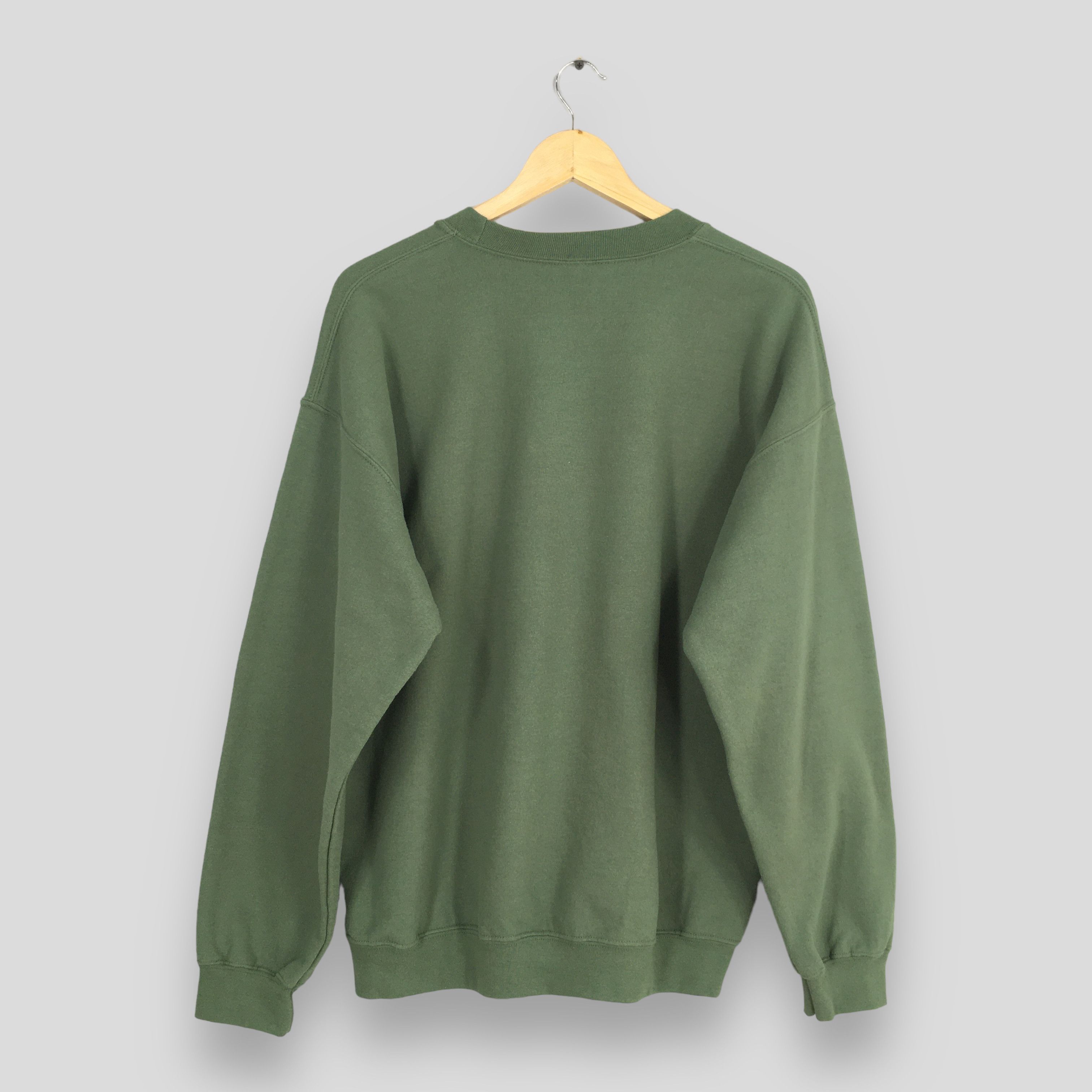 George × Habitat × Vintage Vintage 90s Alaska Bald Eagles Green Sweatshirt Medium Size US M / EU 48-50 / 2 - 6 Thumbnail