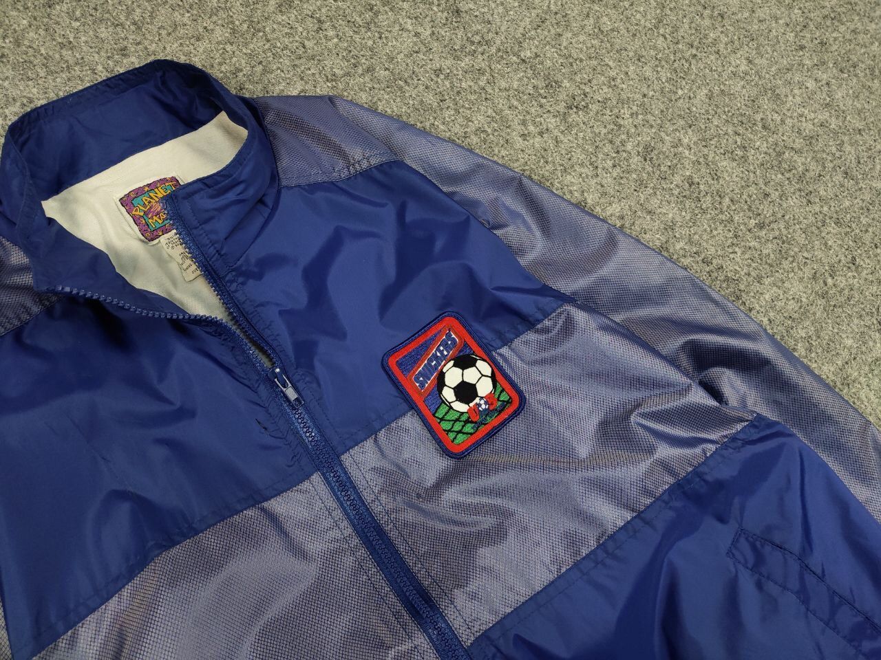 USA Olympics Vintage Snickers USA World Cup 94's Light Blue Nylon Jacket Size US L / EU 52-54 / 3 - 12 Thumbnail