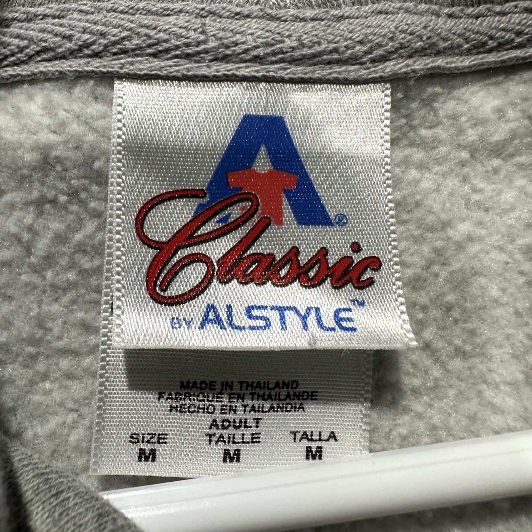 Vintage VINTAGE Alstyle San Diego Zoo Sweatshirt Mens M Gray Pullover Hoodie Embroidered 90s Size US M / EU 48-50 / 2 - 6 Thumbnail