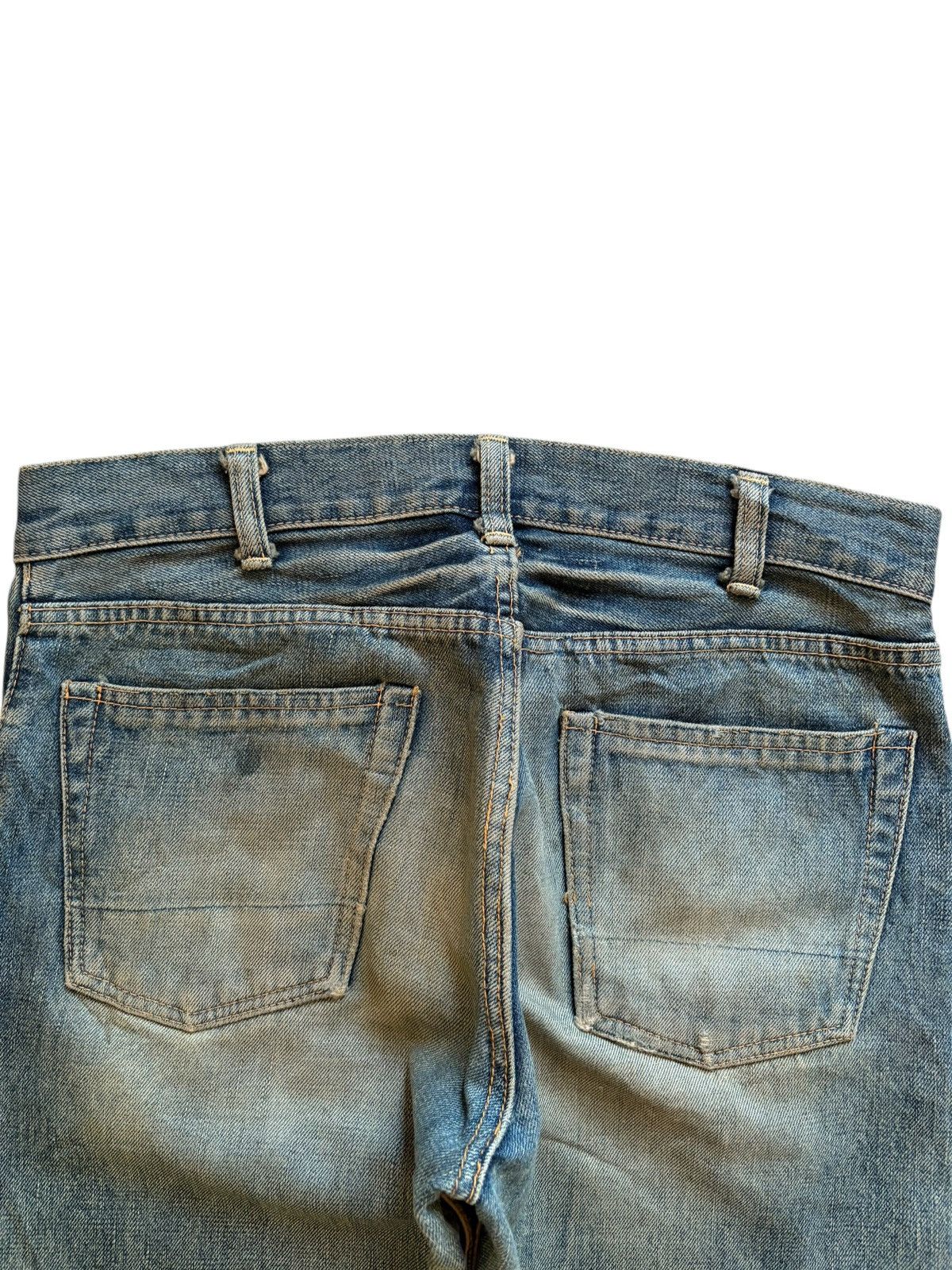 Designer × Japanese Brand Vintage Japanese Brand Selvedge Rusty Mud Wash Distres Jeans Size US 32 / EU 48 - 9 Thumbnail