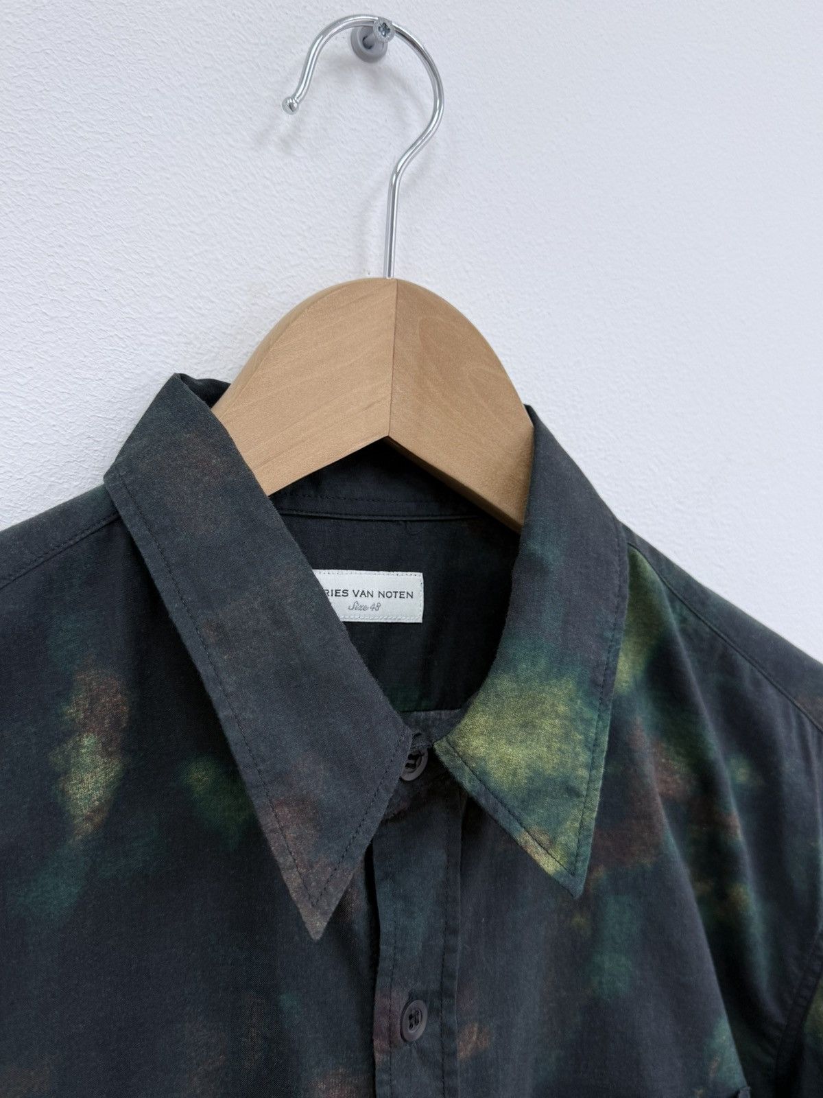 Dries Van Noten Dries Van Noten Dyed Button Up Shirt Size US M / EU 48-50 / 2 - 9 Thumbnail