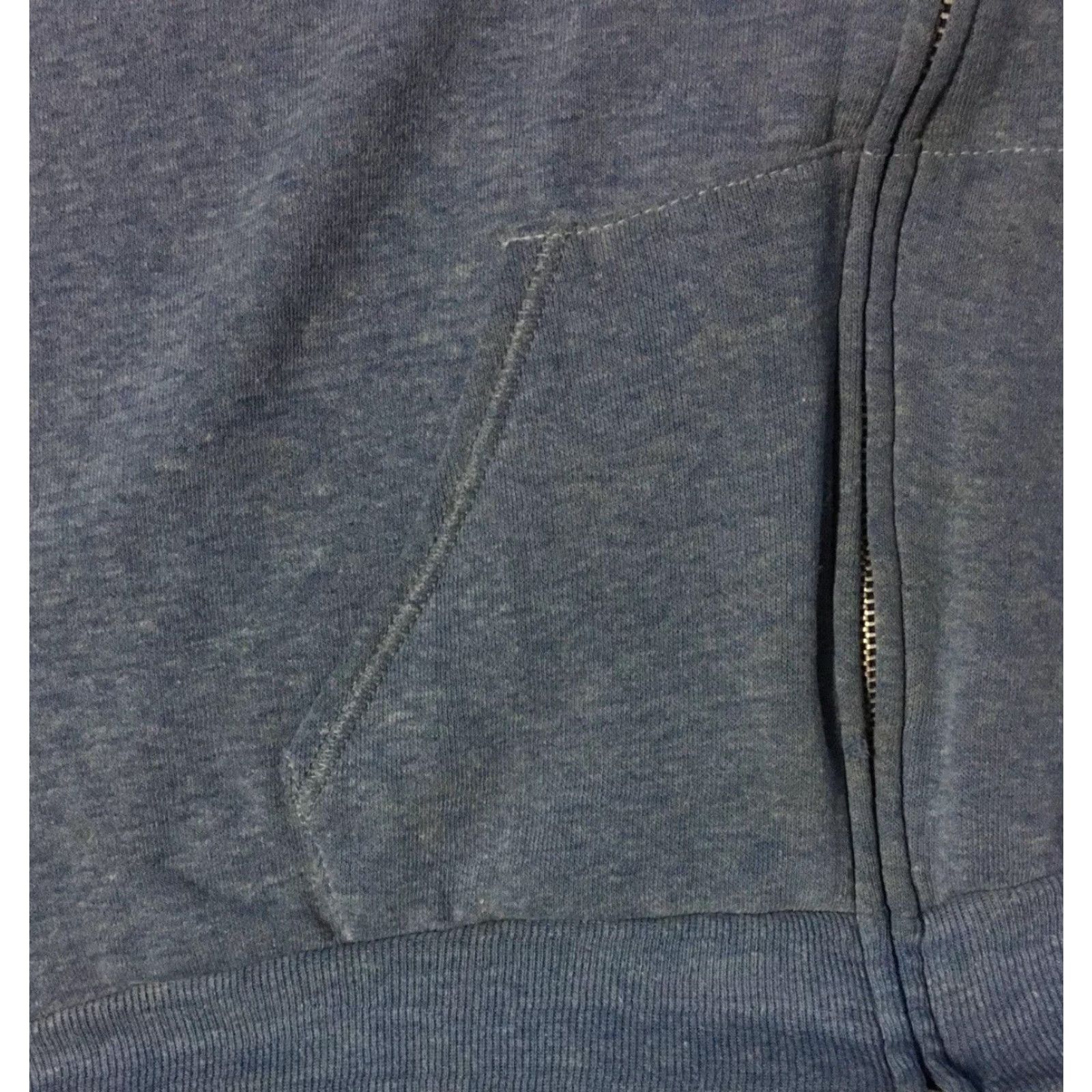 Vintage VINTAGE Trucker Hoodies Sweatshirt Zip 80s 90s Distressed Boxy Blue USA Men S Size Regular Pattern Striped Style Full Zip Size US S / EU 44-46 / 1 - 6 Thumbnail
