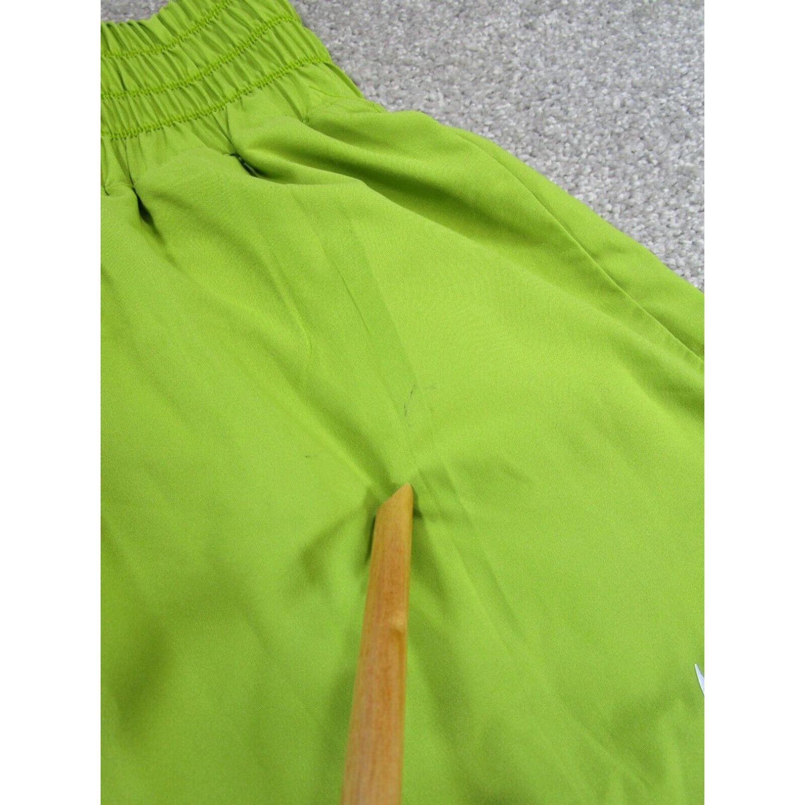 Nike Nike Womens High Waist Running Shorts Extra Small Xs Dri Fit Green Size 26" / US 2 / IT 38 - 2 Thumbnail