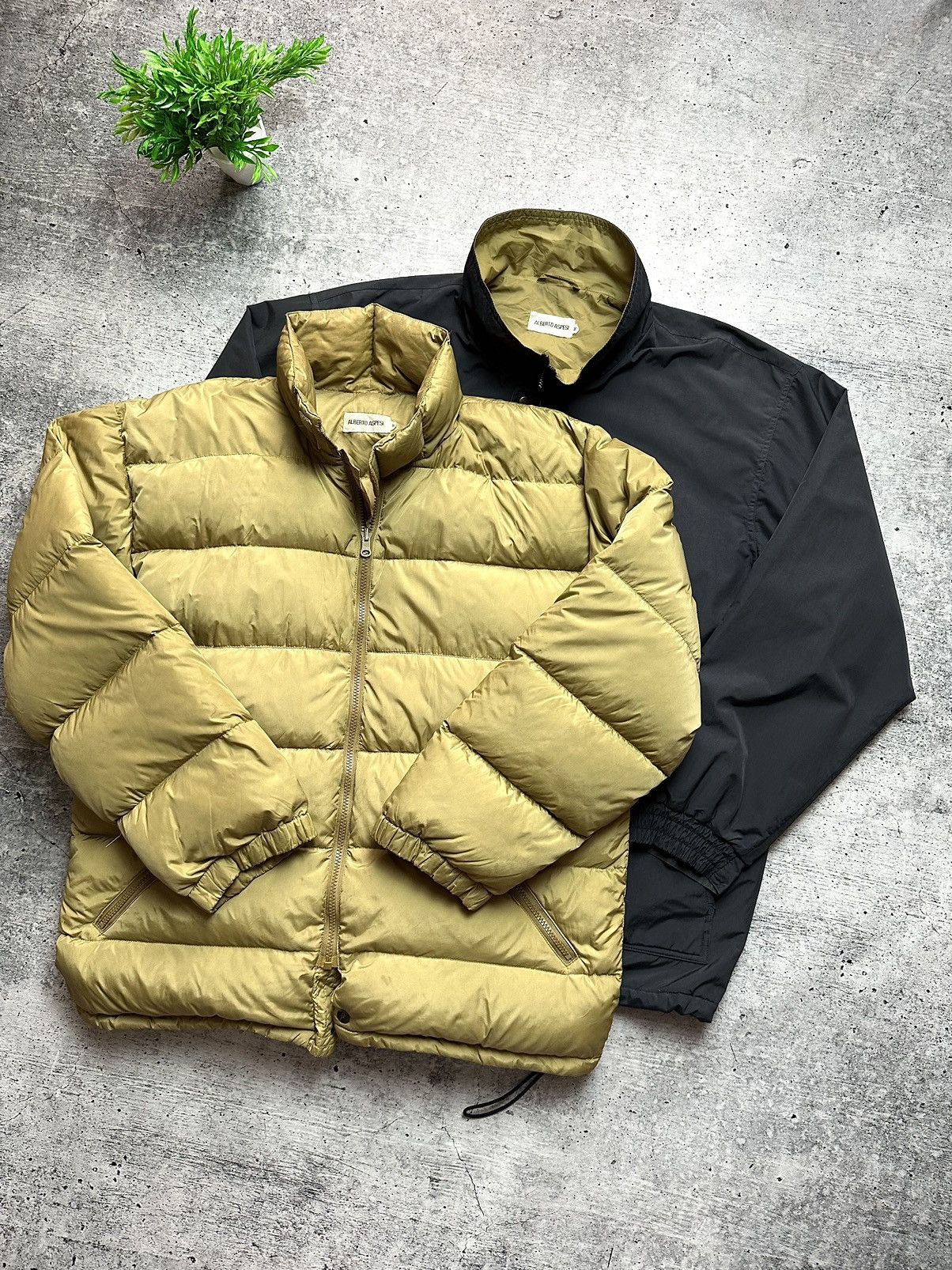 Aspesi Vintage 90s Alberto Aspesi Goose Down 2 in 1 Puffer Jacket Size US M / EU 48-50 / 2 - 2 Thumbnail