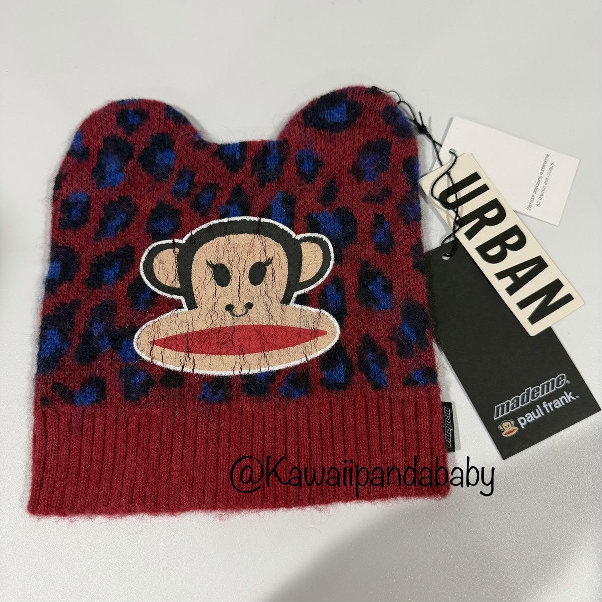 Urban Outfitters Paul Frank MadeMe Urban Outfitters Leopard Beanie Hat Size ONE SIZE - 1 Thumbnail