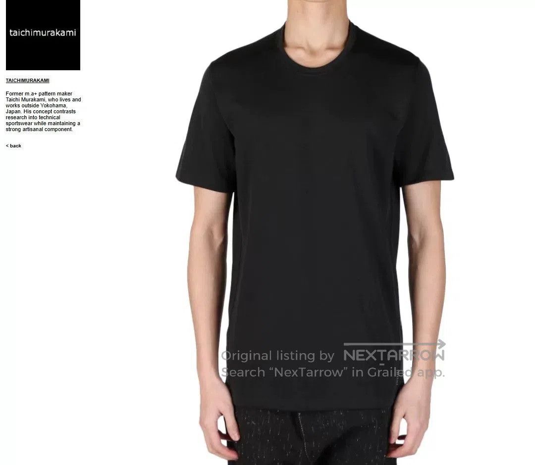 Taichi Murakami Taichi Murakami Black Short Sleeve T. Size US M / EU 48-50 / 2 - 8 Thumbnail